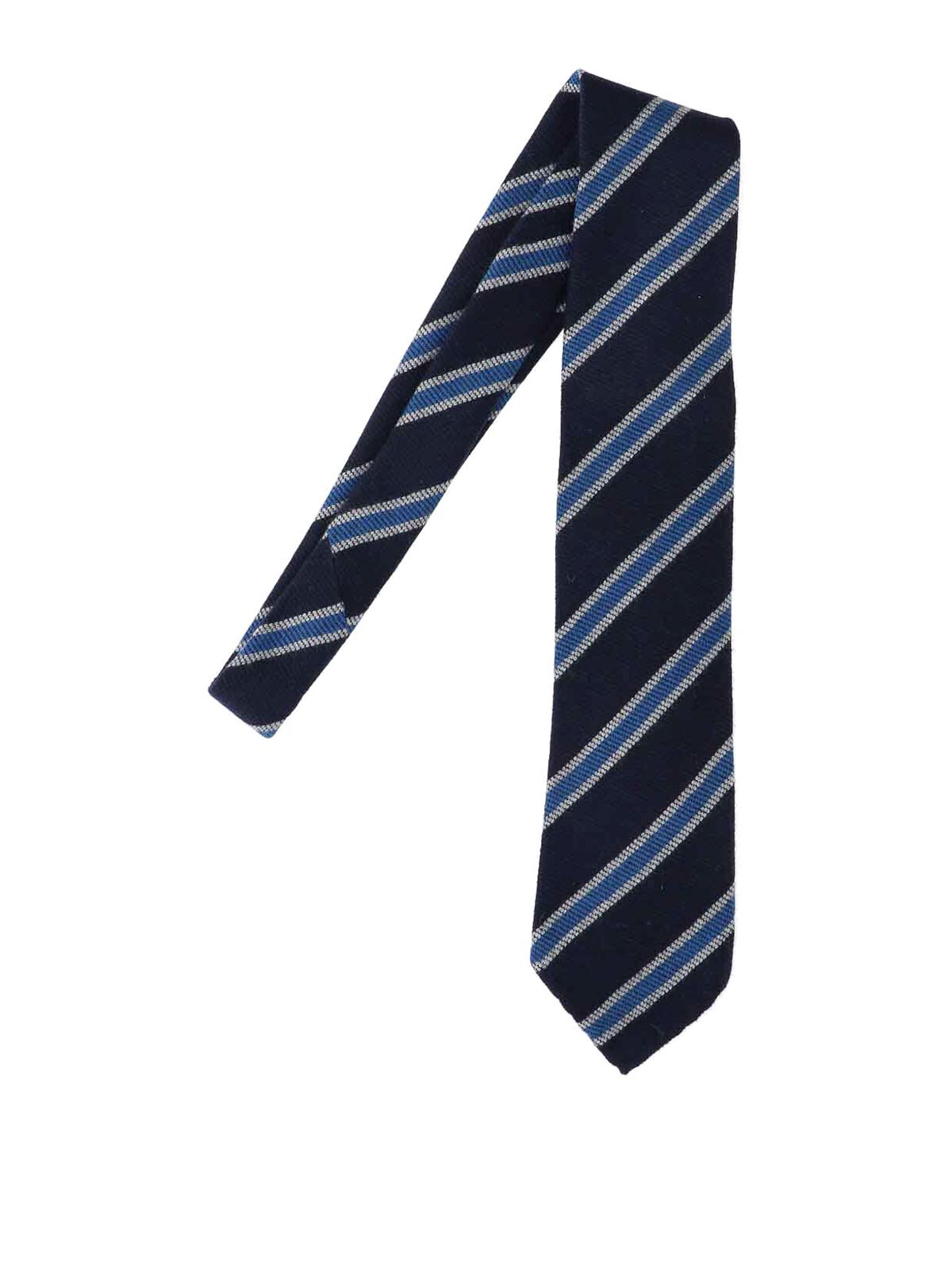 Striped tie A23CR21009 (Cesare Attolini / ネクタイ ) | Cesare Attolini (チェザーレ アットリーニ)