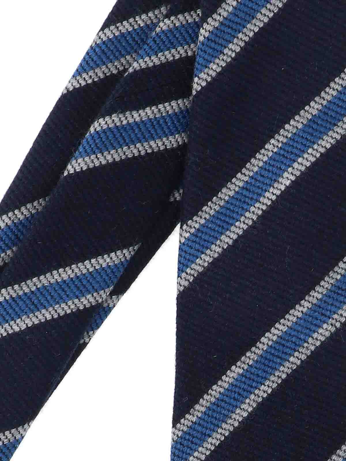 Striped tie A23CR21009 (Cesare Attolini / ネクタイ ) | Cesare Attolini (チェザーレ アットリーニ)(1)