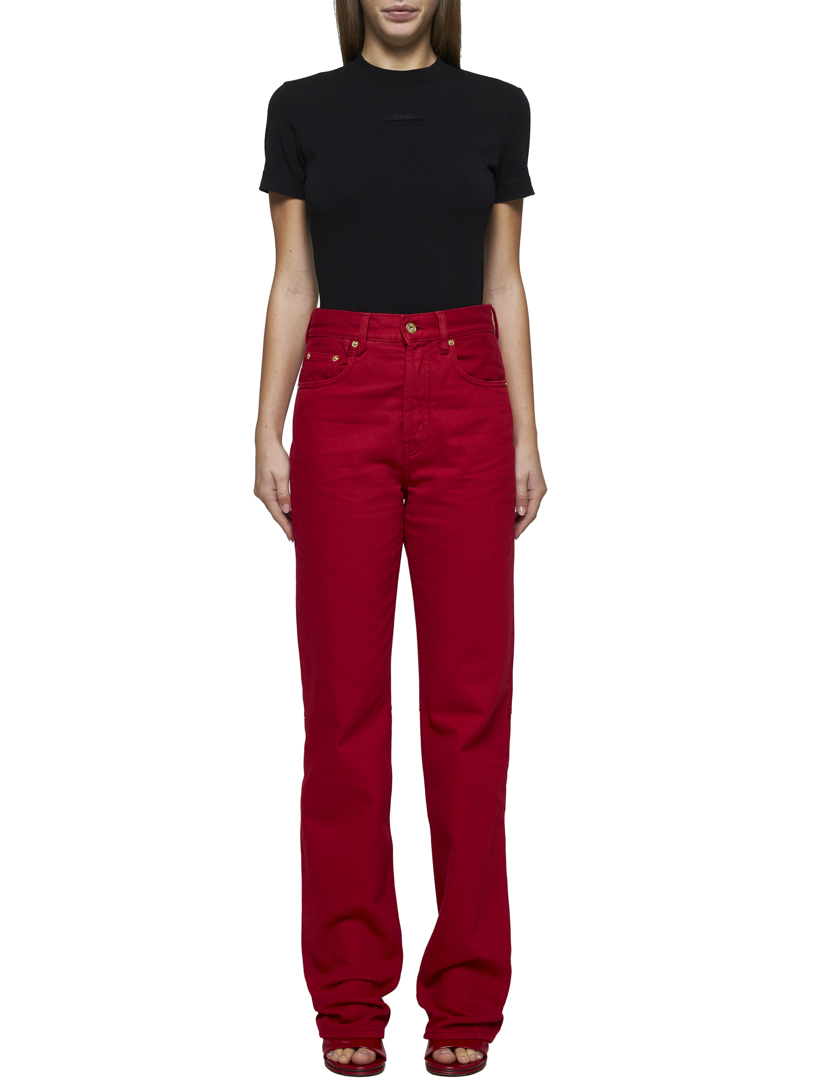 JACQUEMUS Jeans Red 241DE0341514470 (JACQUEMUS / ジーンズ ) | JACQUEMUS (ジャックムス)(1)