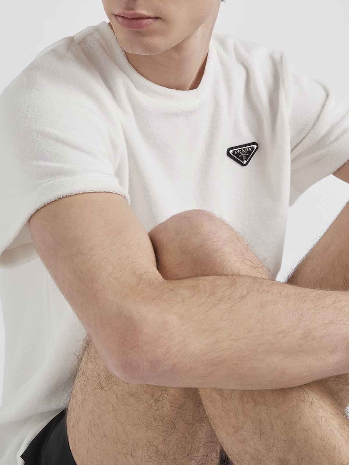 Terry T-Shirt UJN885S23216JKF0009 (Prada / Tシャツ・カットソー ) | Prada (プラダ)(2)