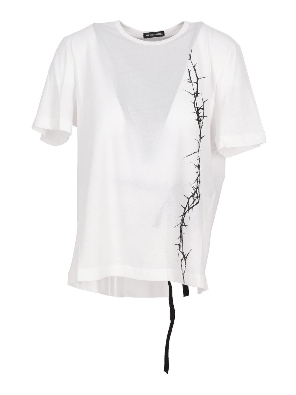 Fanie Standard Fit T-Shirt Print Brushed B0012324FA206001 (Ann Demeulemeester / Tシャツ・カットソー ) | Ann Demeulemeester (アンドゥムルメステール)