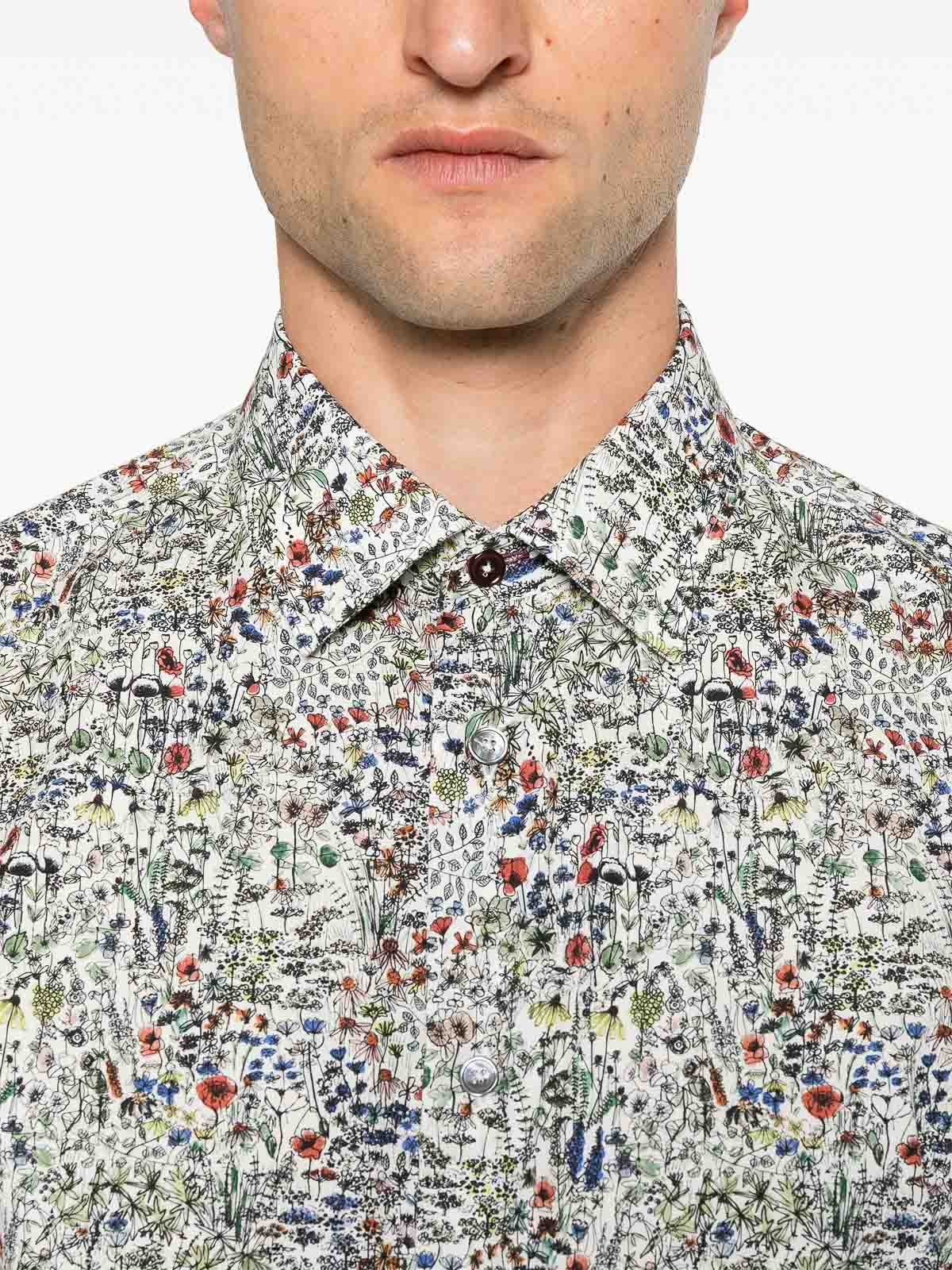 Sketch Floral-Print Shirt M1R800PN0239892 (Paul Smith / シャツ・ブラウス ) | Paul Smith (ポール・スミス)(4)