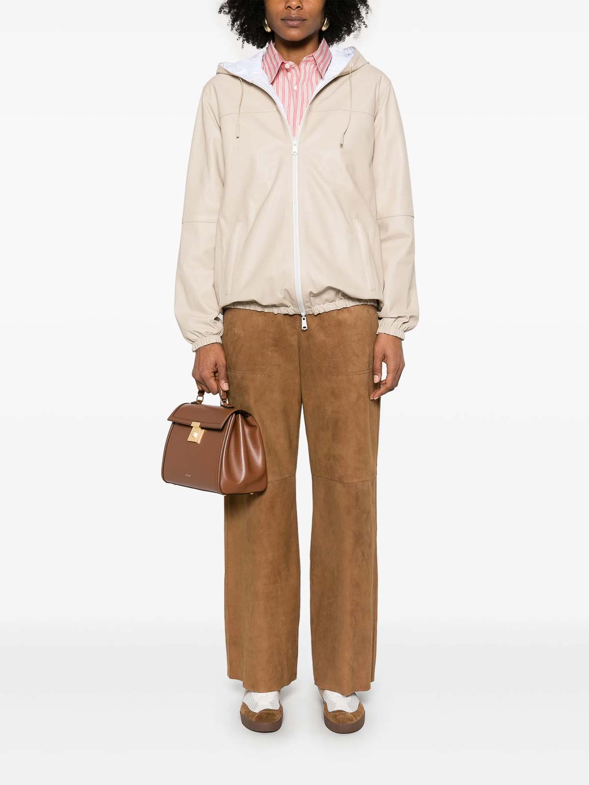 Mitra Leather Jacket D431707MITRA038 (P.A.R.O.S.H. / レザー&ファージャケット・コート ) | P.A.R.O.S.H. (パロッシュ)(1)