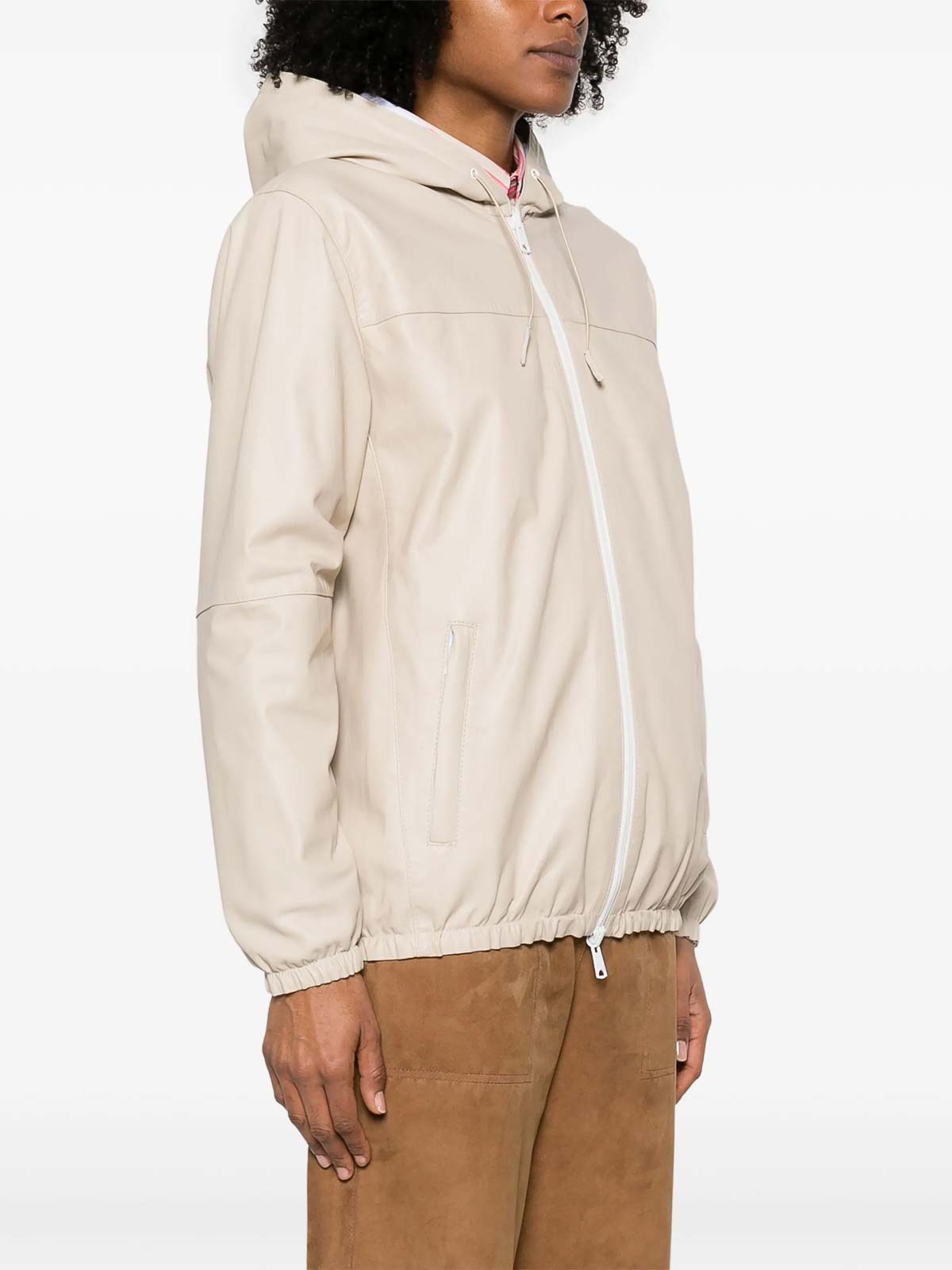 Mitra Leather Jacket D431707MITRA038 (P.A.R.O.S.H. / レザー&ファージャケット・コート ) | P.A.R.O.S.H. (パロッシュ)(2)