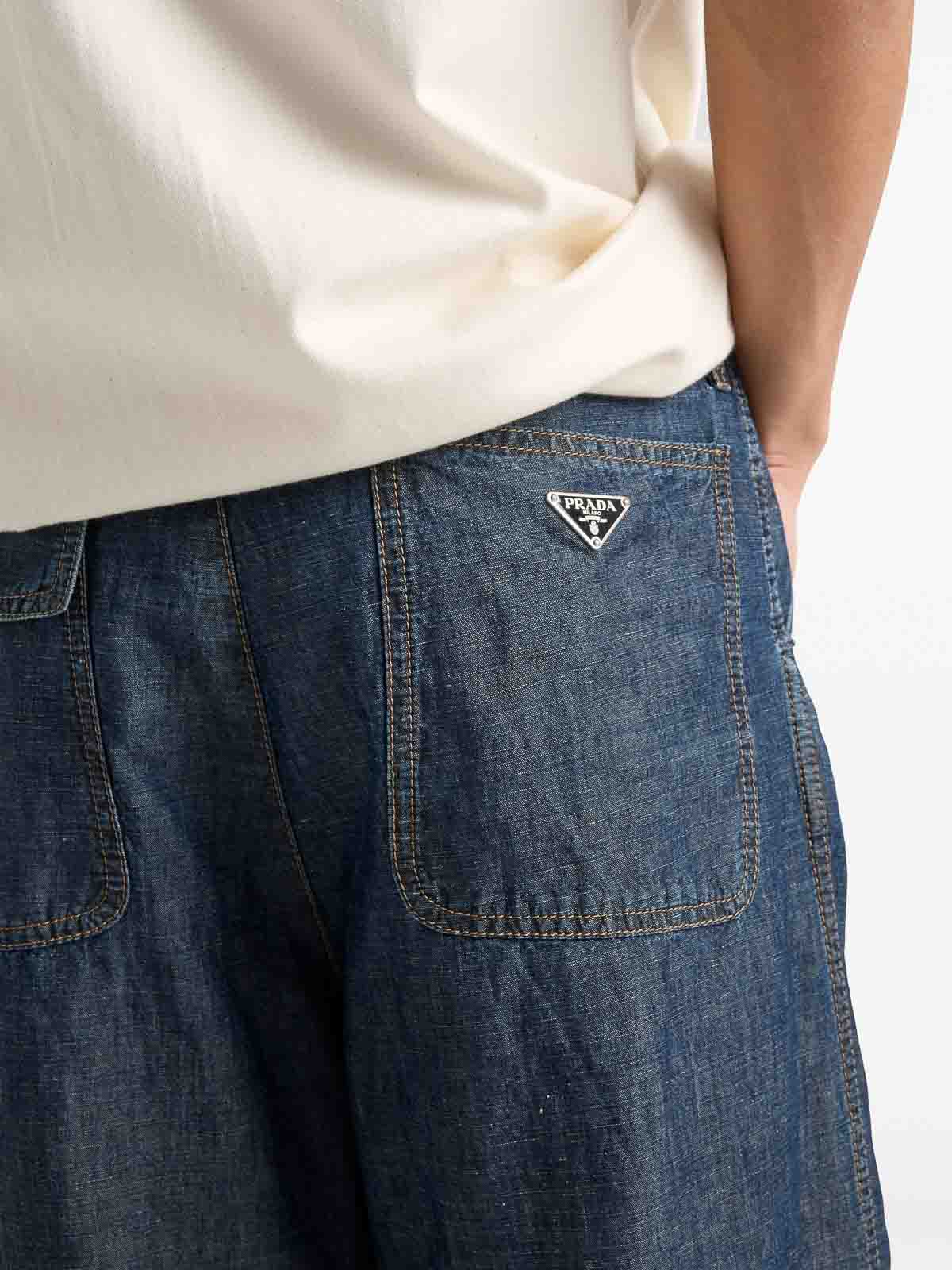 Chambray Pants GEP403SOOO14J2F0008 (Prada / パンツ ) | Prada (プラダ)(5)