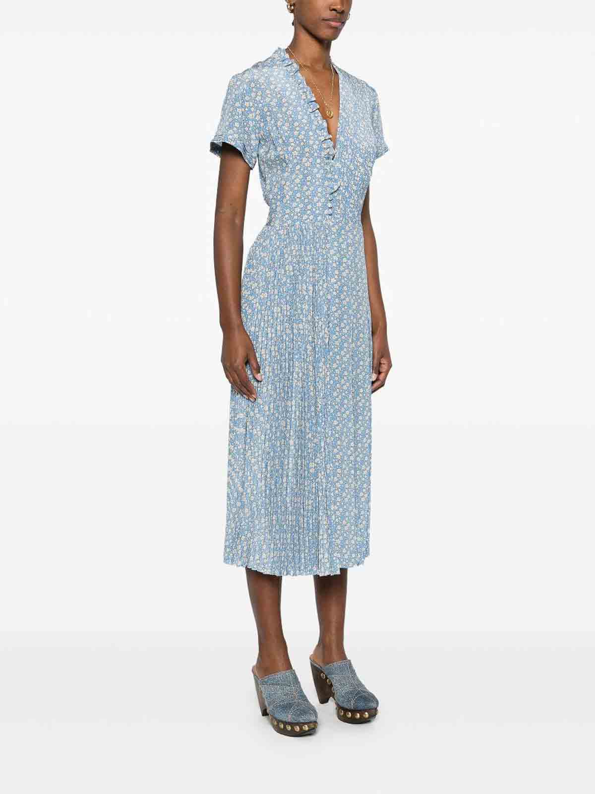 Midi Dress D462Q359OYQS4624 (ERMANNO SCERVINO / ワンピース・ドレス・オールインワン ) | ERMANNO SCERVINO (エルマンノ シェルヴィーノ)(4)