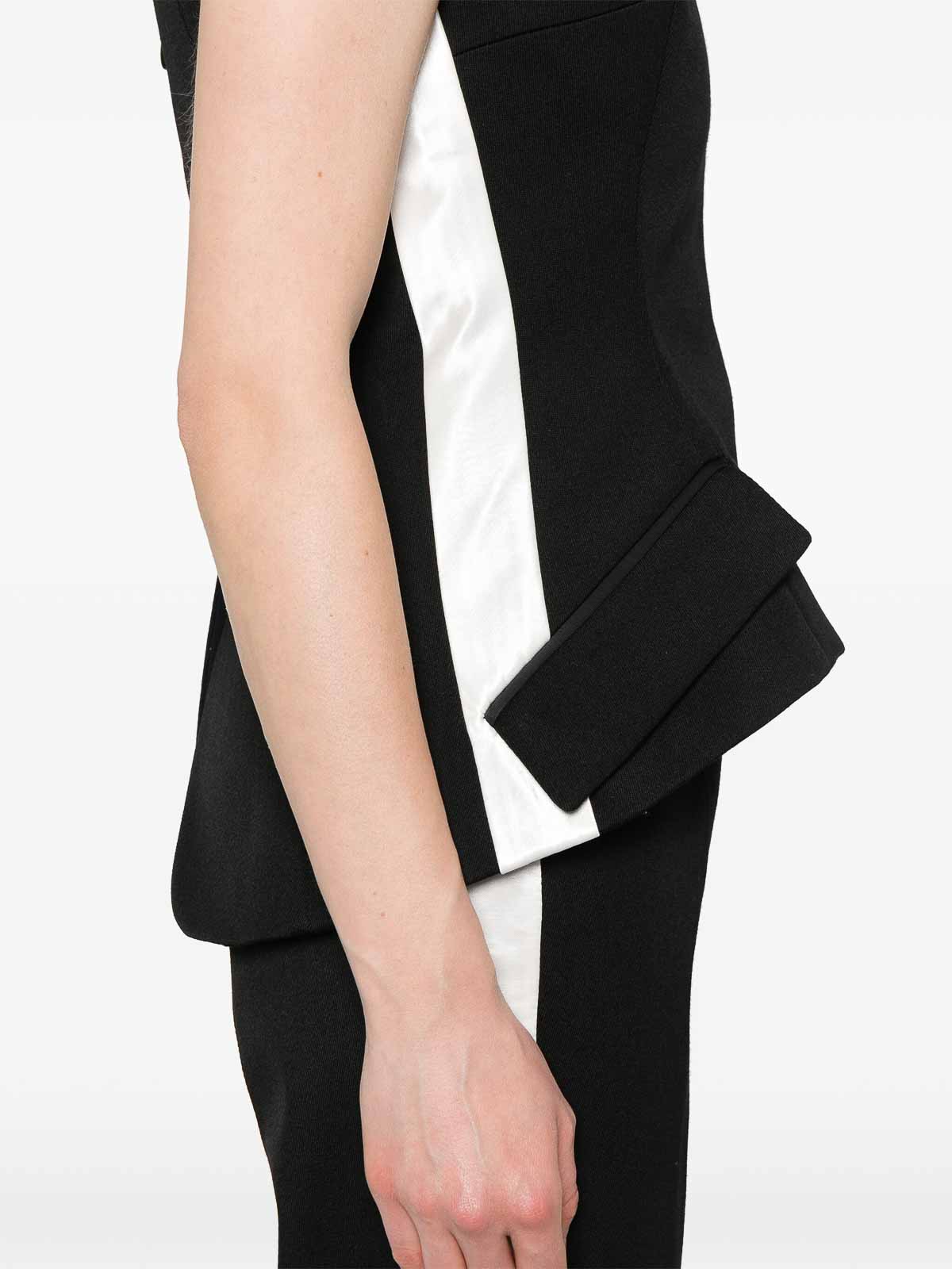 Twill-Weave Vest 500531WF24BLACK (Meryll Rogge / コート ) | Meryll Rogge (メリル ロッゲ)(4)