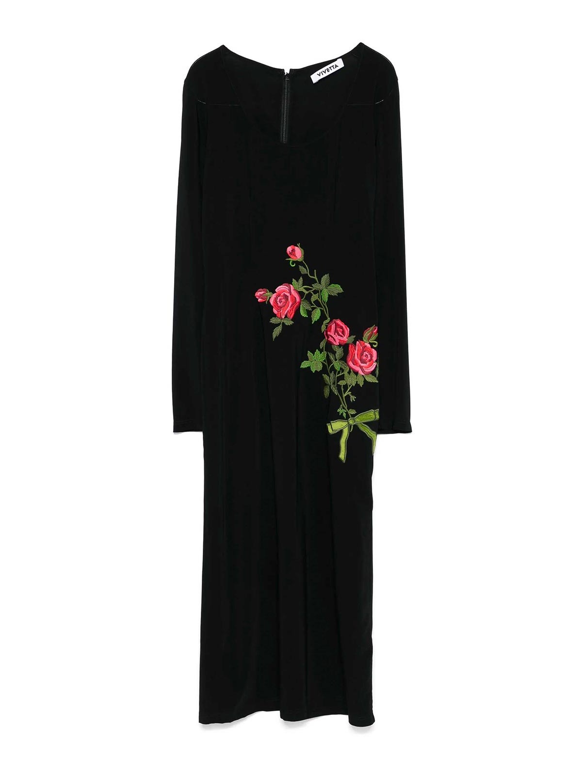 Floral-Embroidered Midi Dress VS2AB0131TE0579000 (VIVETTA / ワンピース・ドレス・オールインワン ) | VIVETTA (ヴィヴェッタ)
