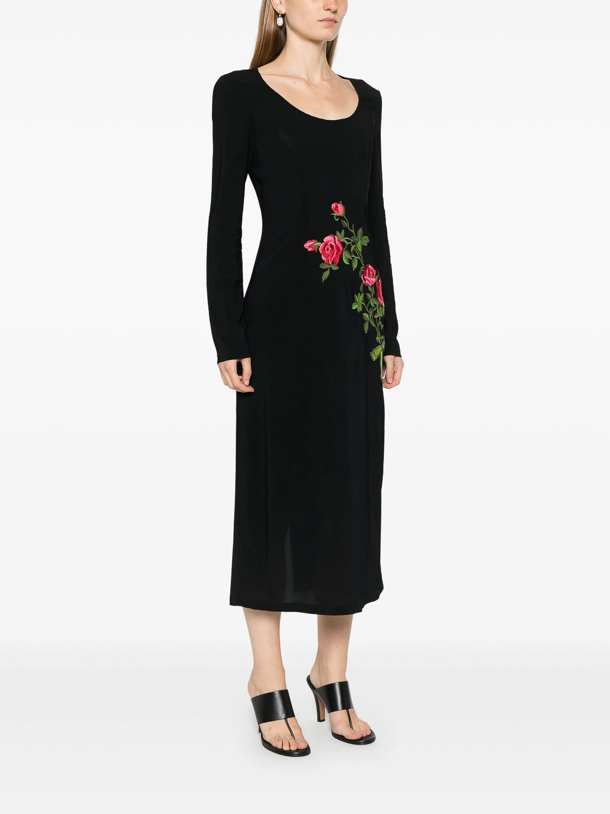 Floral-Embroidered Midi Dress VS2AB0131TE0579000 (VIVETTA / ワンピース・ドレス・オールインワン ) | VIVETTA (ヴィヴェッタ)(2)