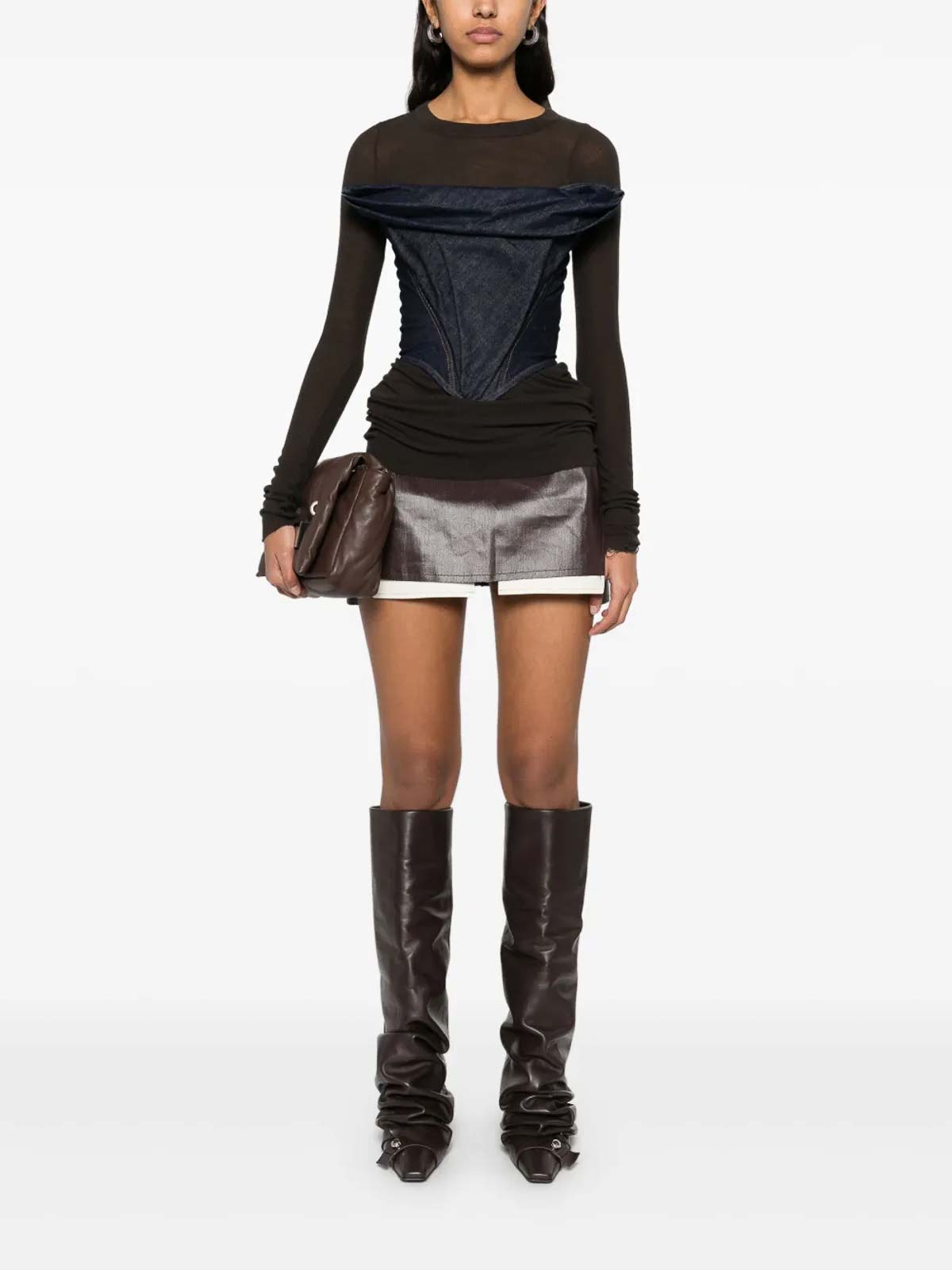 Fog Cutoff Mini Skirt RP01E7371SCT14 (Rick Owens / スカート ) | Rick Owens (リック オウエンス)(1)