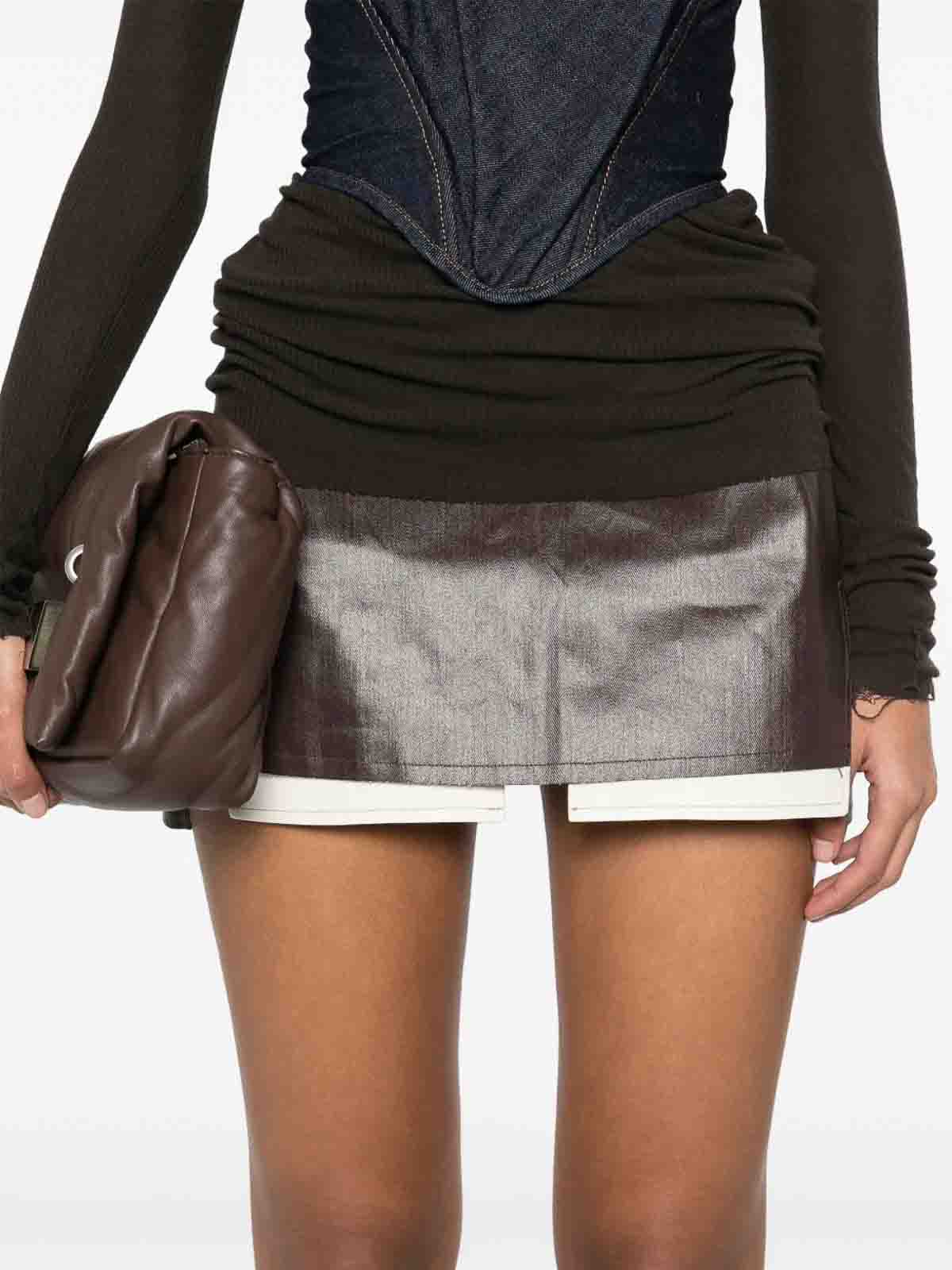 Fog Cutoff Mini Skirt RP01E7371SCT14 (Rick Owens / スカート ) | Rick Owens (リック オウエンス)(4)