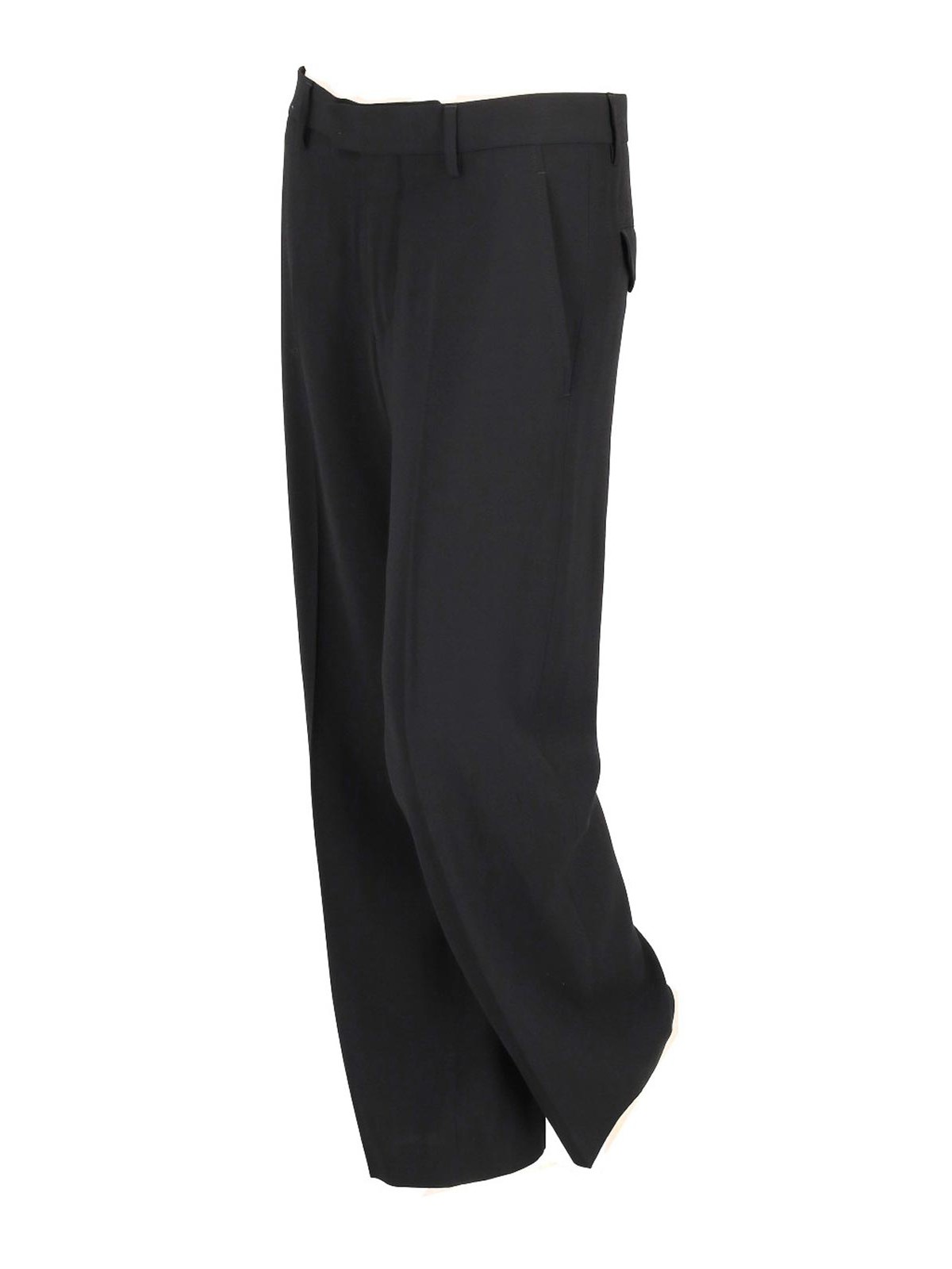 Cropped Trousers Viscose Wool Twil B0011425FA342099 (Ann Demeulemeester / パンツ ) | Ann Demeulemeester (アンドゥムルメステール)(1)