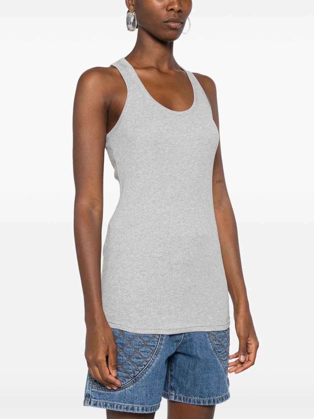 Tysha Ribbed Tank Top TS0225FAA2N39I02GY (Isabel Marant / タンクトップ・キャミソール ) | Isabel Marant (イザベル マラン)(1)
