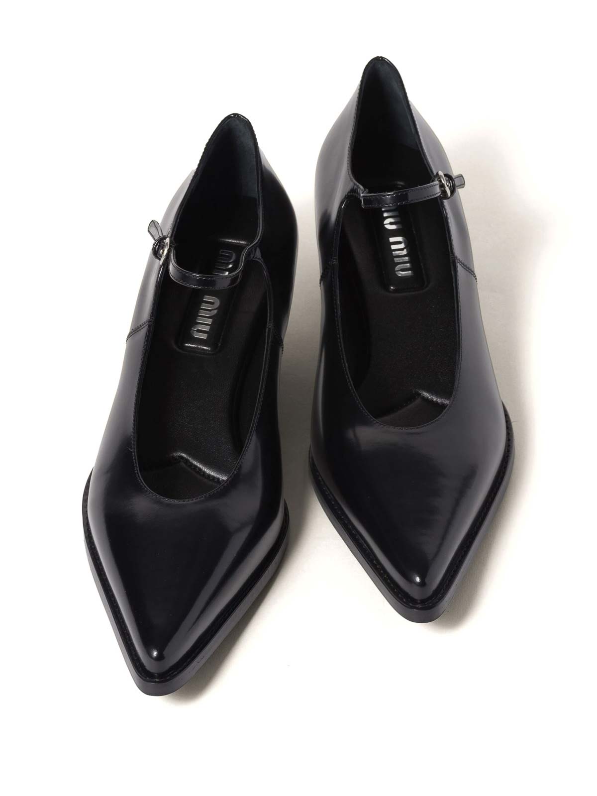 35Mm Brushed Leather Pumps 5I317EFA035055F0002 (MIU MIU / パンプス・ハイヒール ) | MIU MIU (ミュウミュウ)(3)