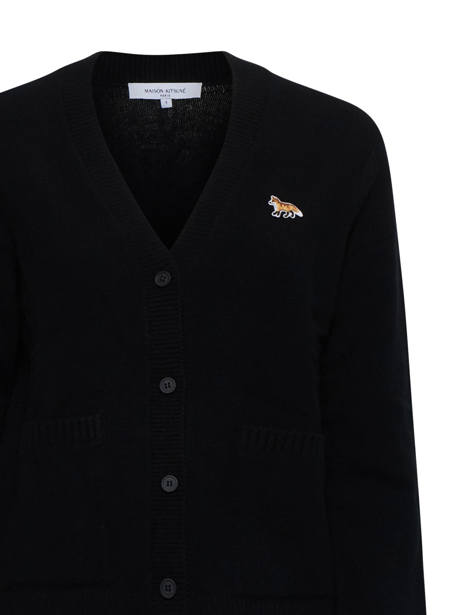 MAISON KITSUNE' Sweaters Black LW00507KT1006P199 (Maison Kitsuné / ニット・セーター・カーディガン ) | Maison Kitsuné (メゾン キツネ)(2)