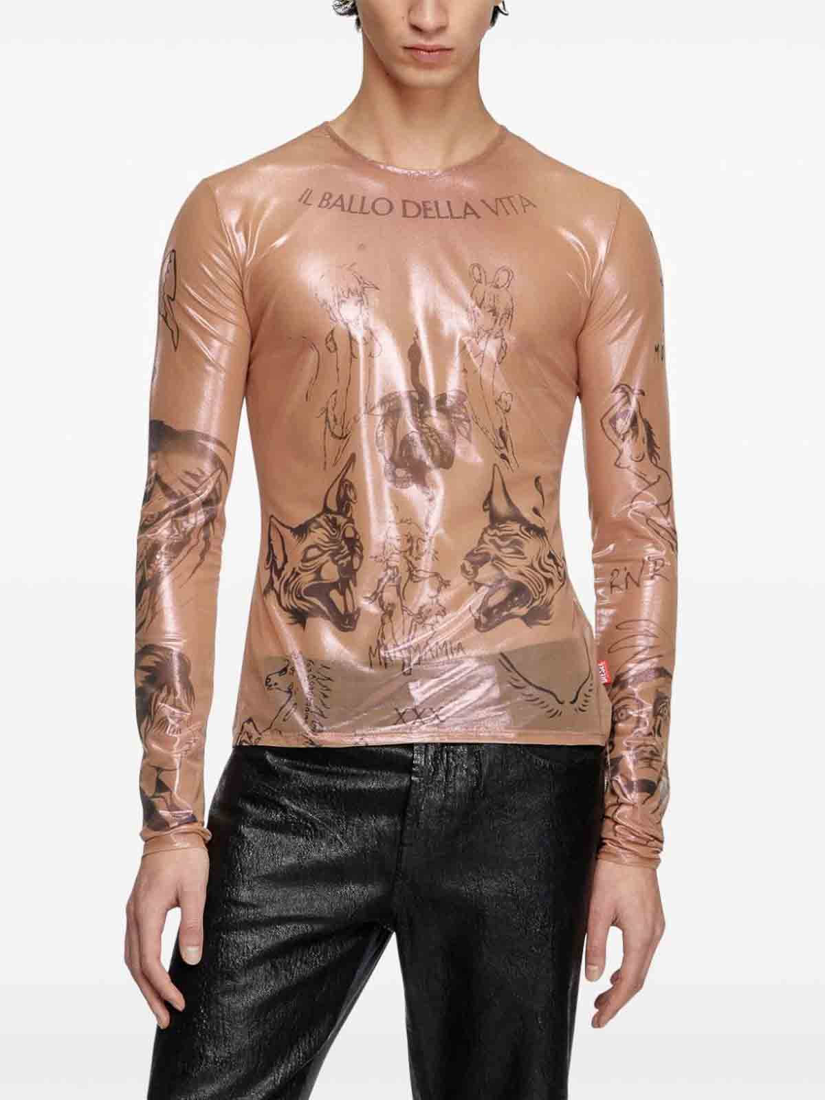 ` X Damiano` T-Shirt A177800SPAP3DGA (Diesel / Tシャツ・カットソー ) | Diesel (ディーゼル)(3)