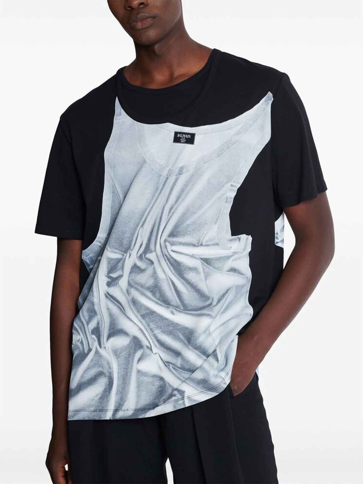 T-Shirt EH1EG028GE37EAB (Balmain / Tシャツ・カットソー ) | Balmain (バルマン)(2)