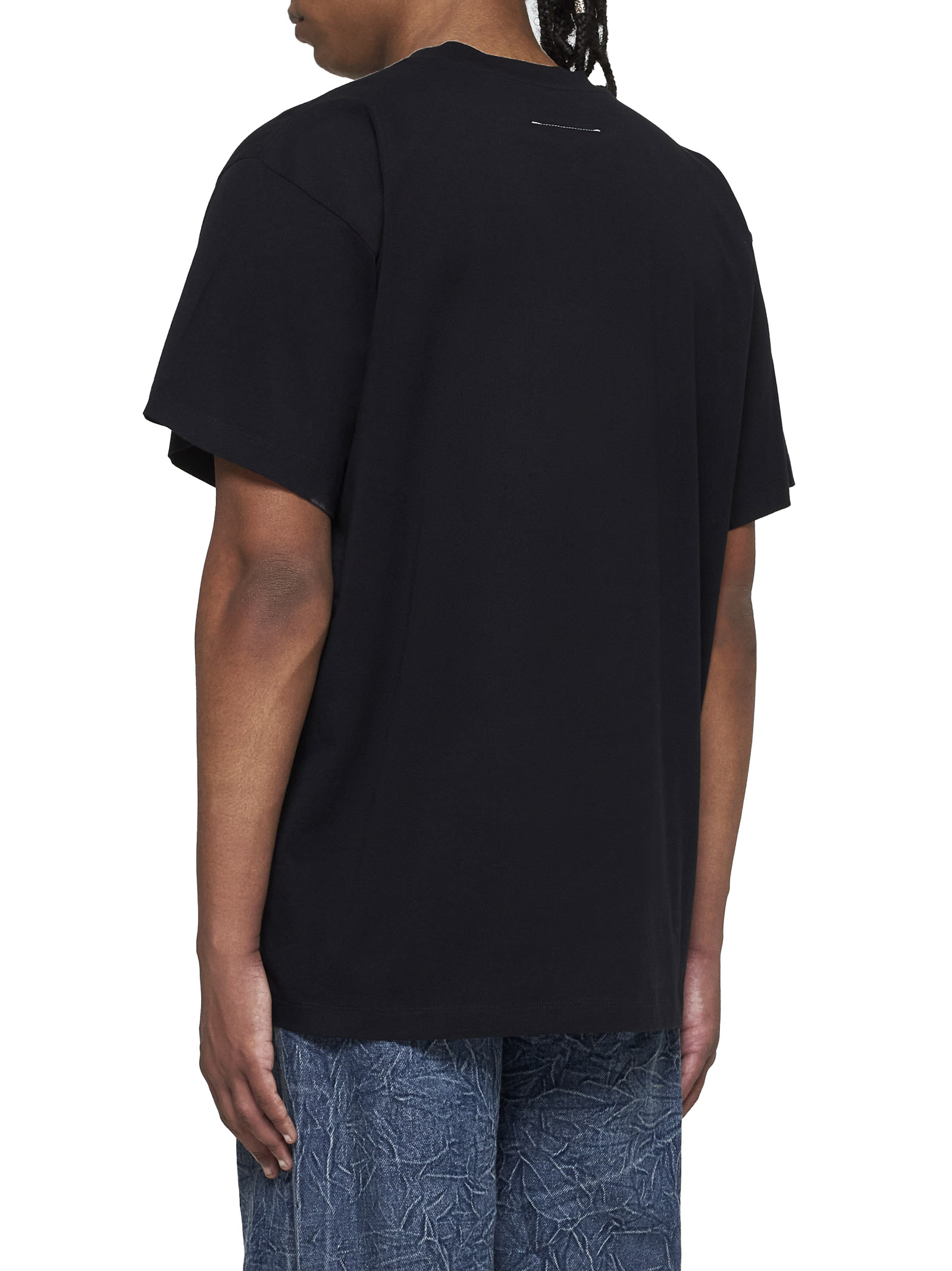 MM6 Maison Margiela T-shirts and Polos Black SH0GC0033S24312900 (MM6 Maison Margiela / Tシャツ・カットソー ) | MM6 Maison Margiela (エムエムシックス)(2)
