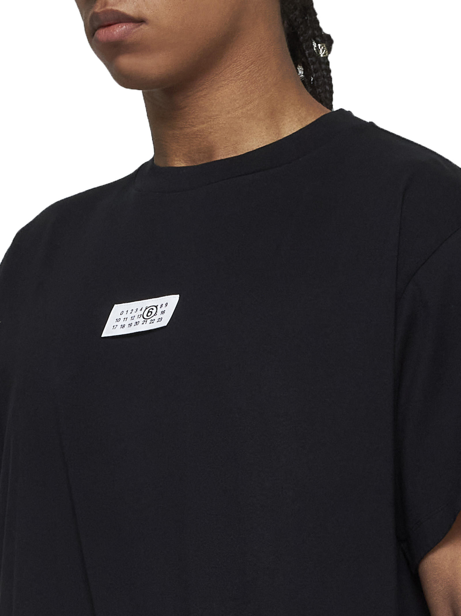 MM6 Maison Margiela T-shirts and Polos Black SH0GC0033S24312900 (MM6 Maison Margiela / Tシャツ・カットソー ) | MM6 Maison Margiela (エムエムシックス)(3)
