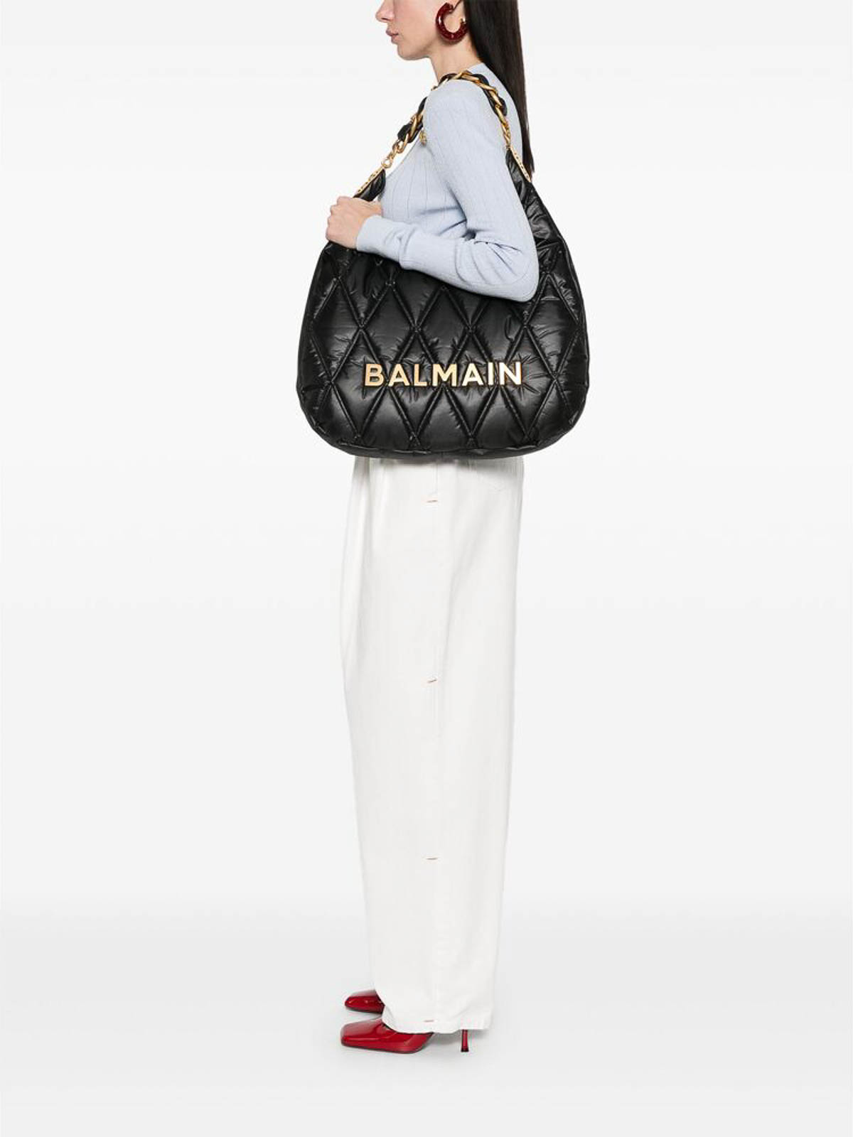Bag EN1BT929TNDTEAF (Balmain / ハンドバッグ・ショルダーバッグ ) | Balmain (バルマン)(4)