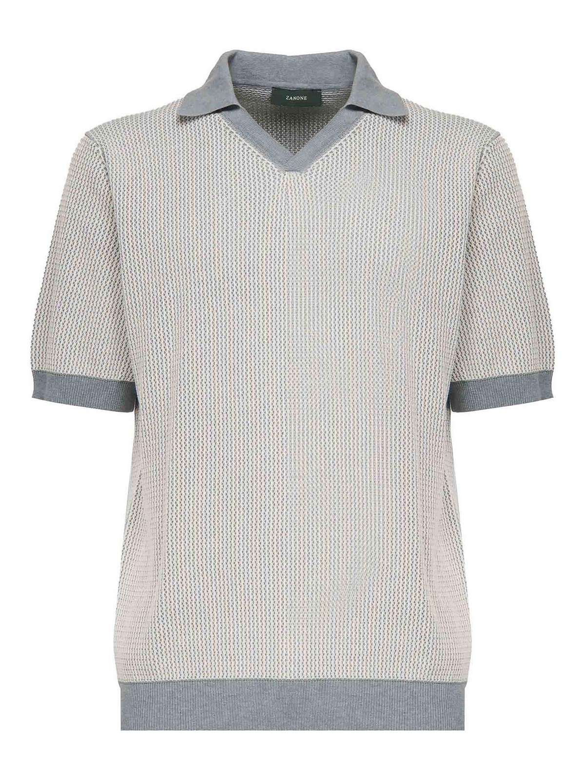 Pole 810192ZN322Z5530 (ZANONE / ポロシャツ ) | ZANONE (ザノーネ)