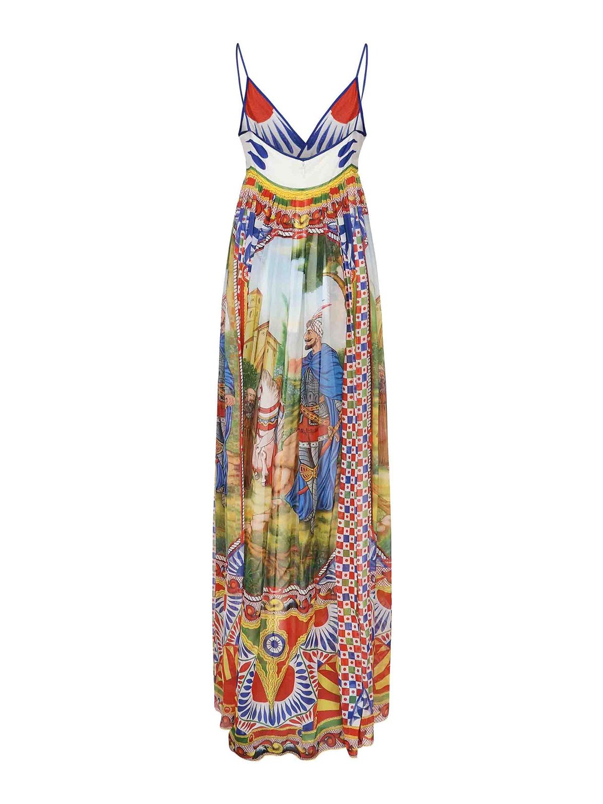 Silk Dress With Cart Print F6J8BTGDS13HH96D (Dolce & Gabbana / ワンピース・ドレス・オールインワン ) | Dolce & Gabbana (ドルチェガッバーナ)(1)