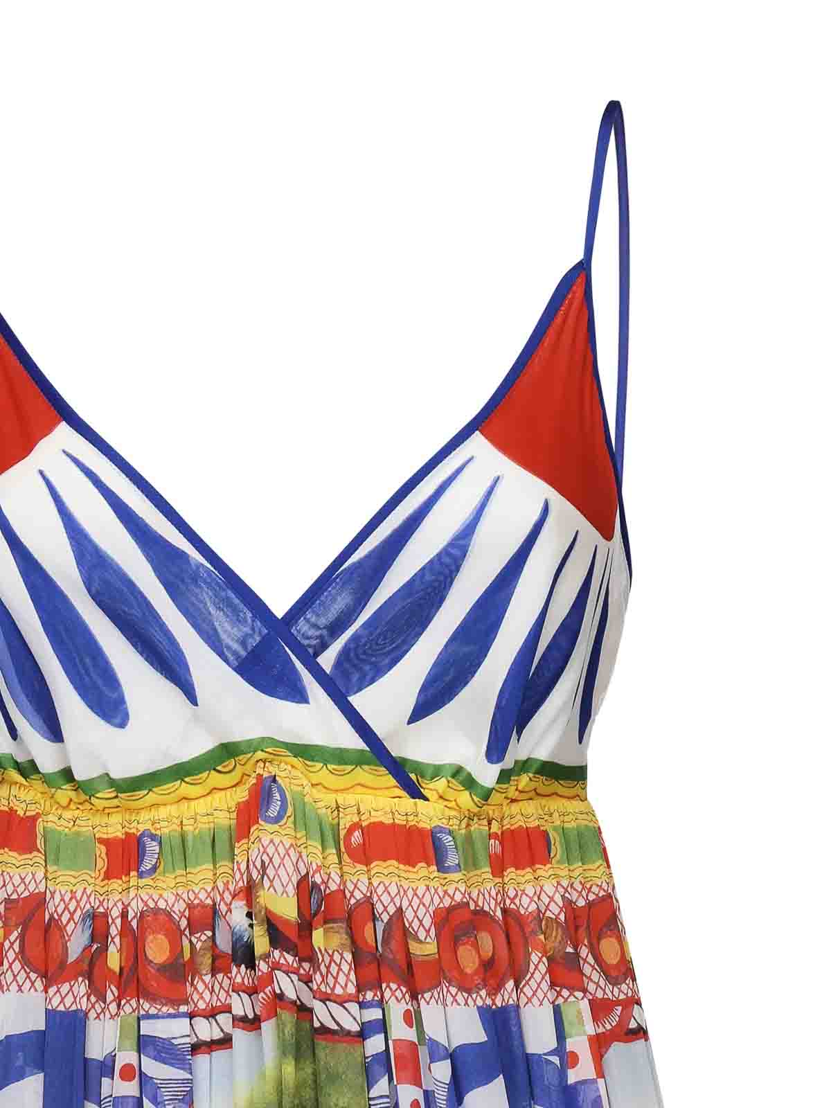 Silk Dress With Cart Print F6J8BTGDS13HH96D (Dolce & Gabbana / ワンピース・ドレス・オールインワン ) | Dolce & Gabbana (ドルチェガッバーナ)(2)