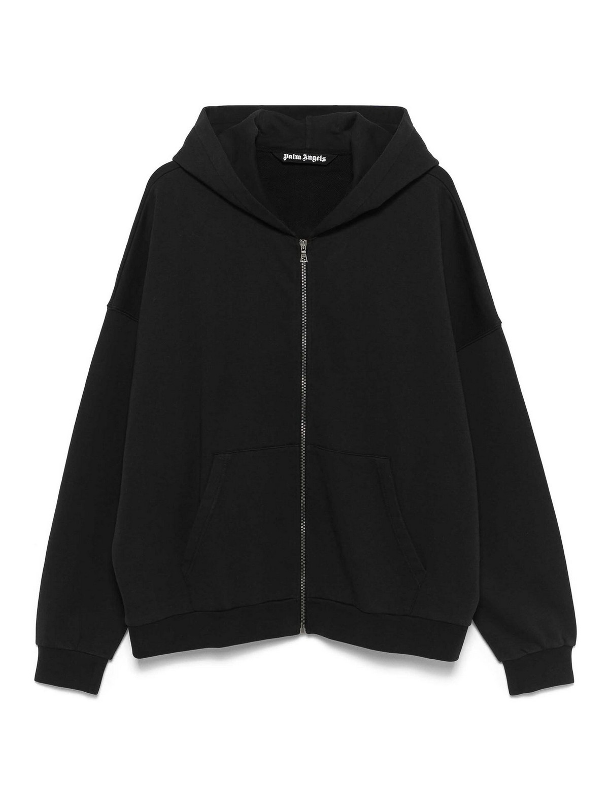 Curved Logo Zipped Hoody PMBE016S25FLE0031003 (Palm Angels / スウェット・フーディー ) | Palm Angels (パームエンジェルス)