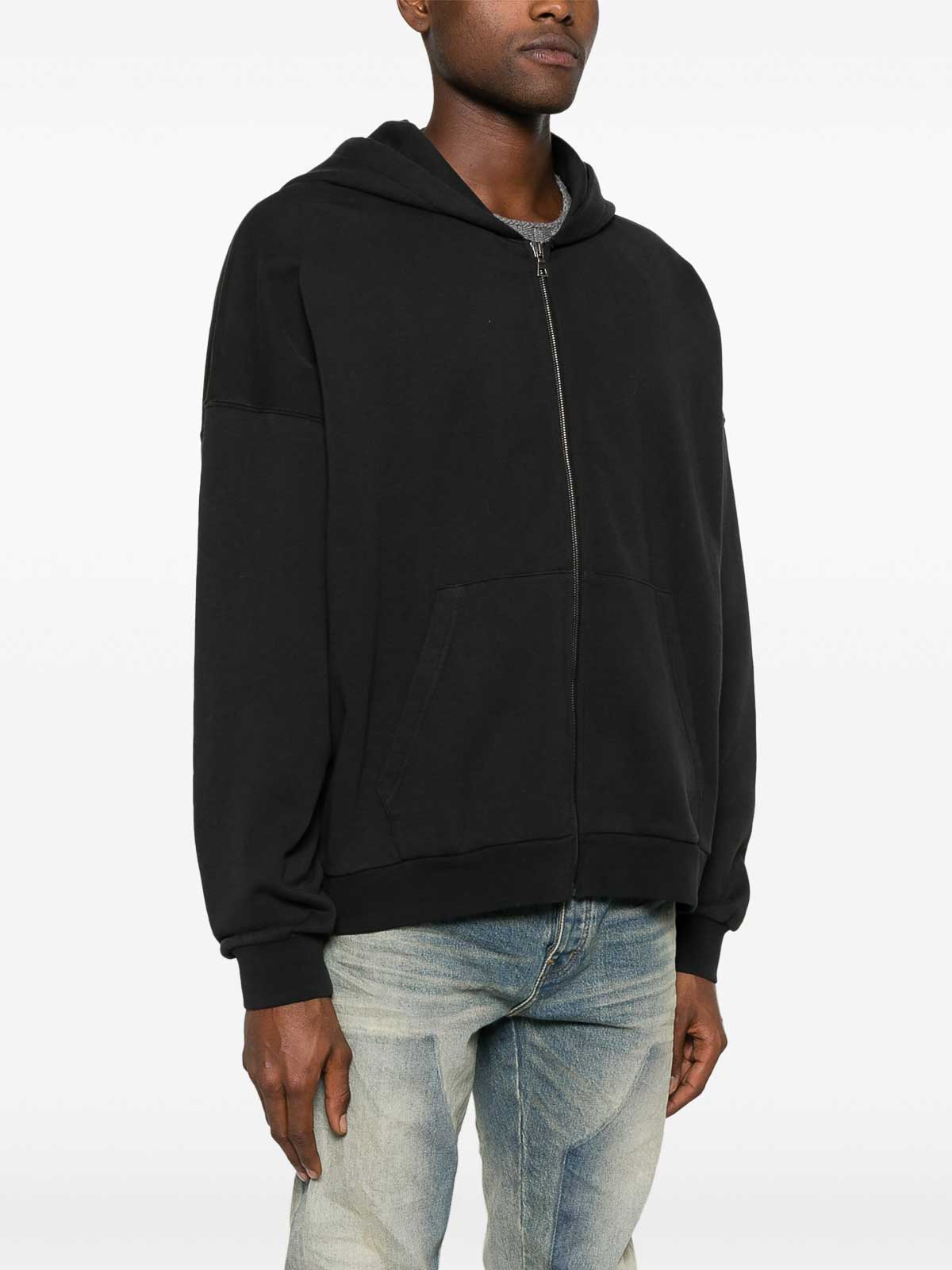 Curved Logo Zipped Hoody PMBE016S25FLE0031003 (Palm Angels / スウェット・フーディー ) | Palm Angels (パームエンジェルス)(2)
