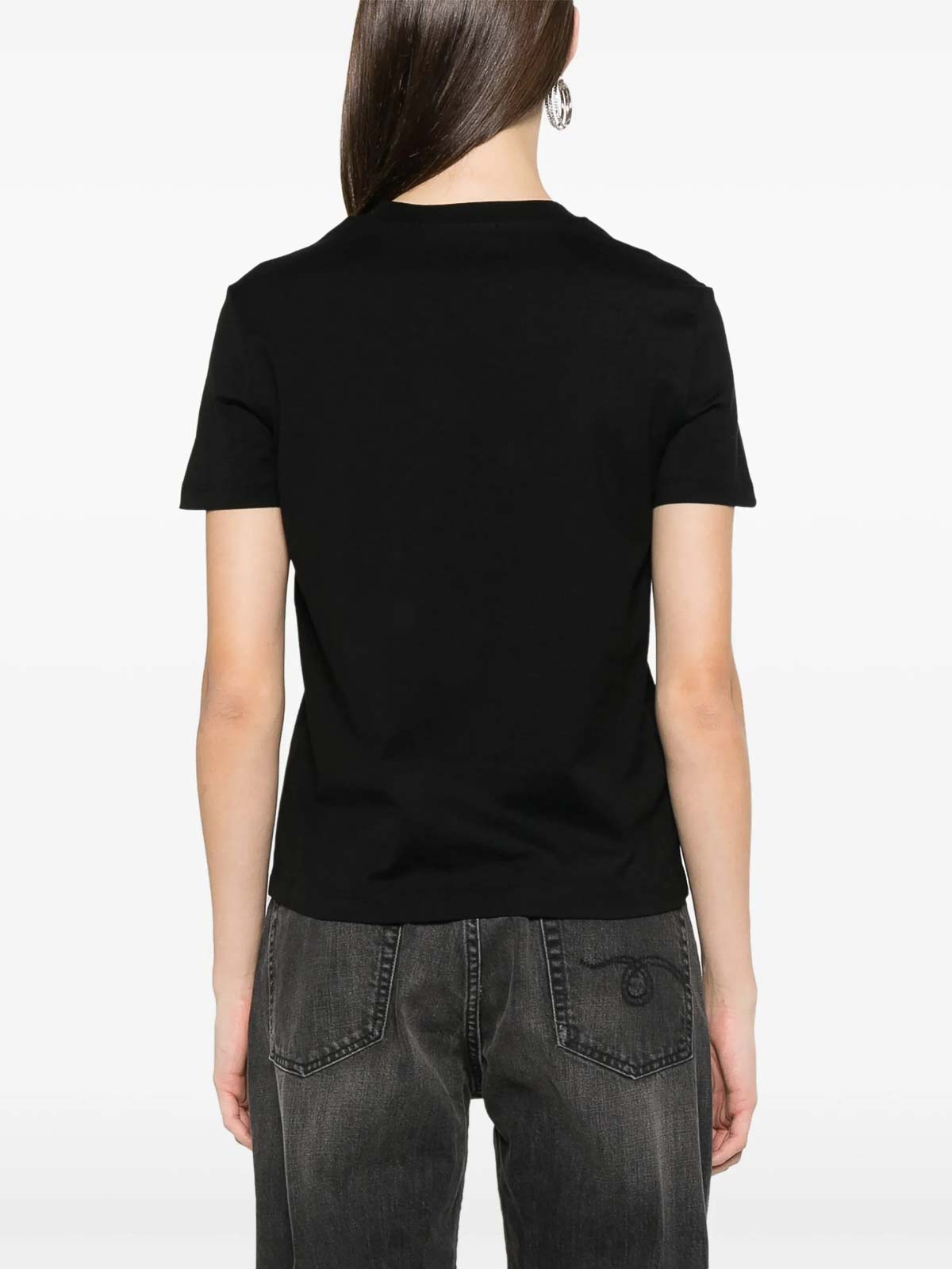 Tiger Logo Strass T-Shirt 78HAHS03CJ00S899 (VERSACE JEANS COUTURE / Tシャツ・カットソー ) | VERSACE JEANS COUTURE (ヴェルサーチェ ジーンズ クチュール)(3)