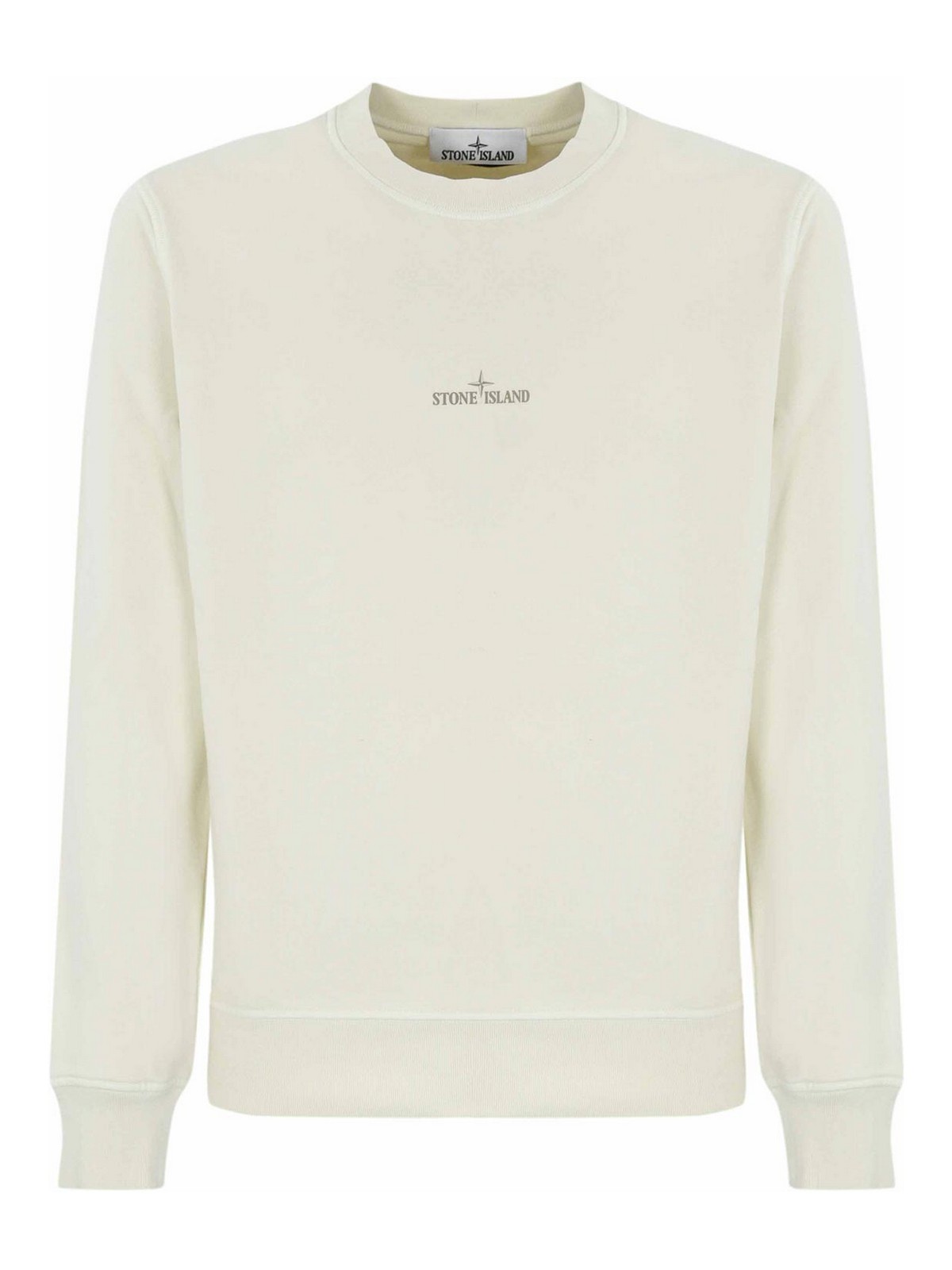 Sweatshirt 6100665 In Cotton With Logo Print 6100665S0083V0093 (STONE ISLAND / スウェット・フーディー ) | STONE ISLAND (ストーンアイランド)