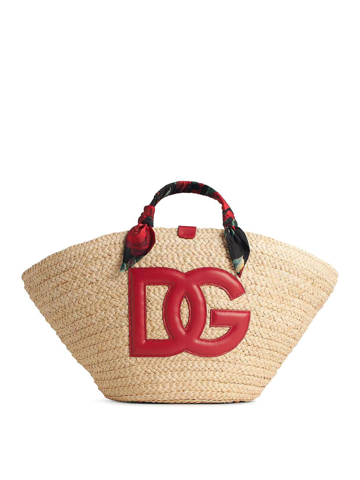 Rafia Red Corn Blend Shopping Bag BB7694A6462HN5KQ (Dolce & Gabbana / ハンドバッグ・ショルダーバッグ ) | Dolce & Gabbana (ドルチェガッバーナ)