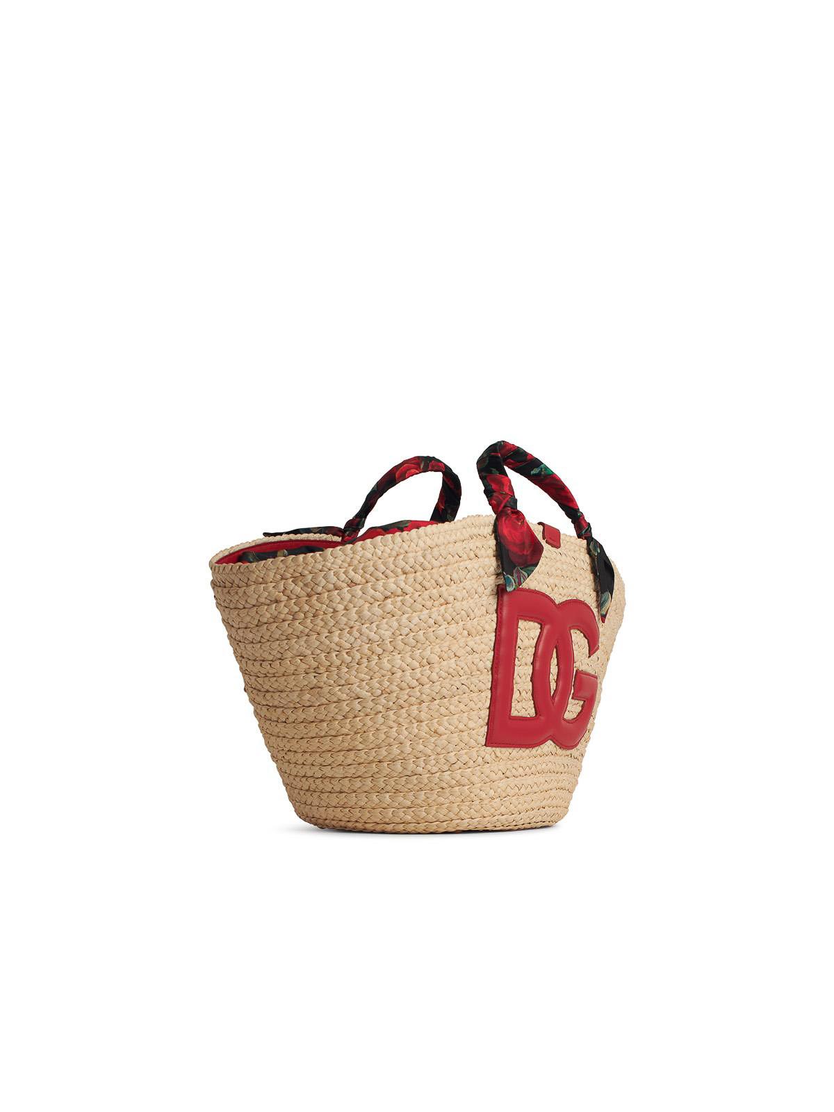 Rafia Red Corn Blend Shopping Bag BB7694A6462HN5KQ (Dolce & Gabbana / ハンドバッグ・ショルダーバッグ ) | Dolce & Gabbana (ドルチェガッバーナ)(1)
