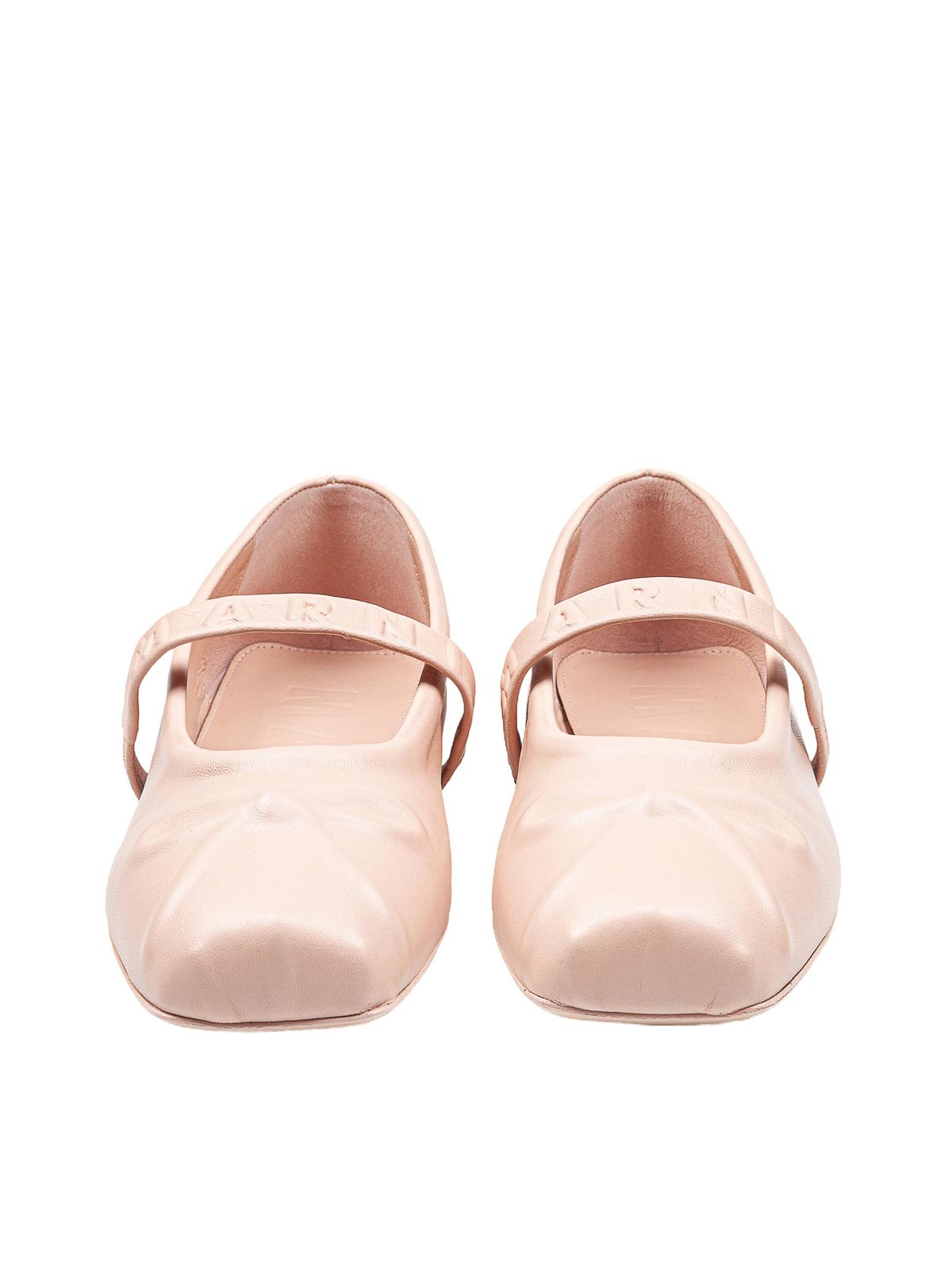 Mary Jane shoes in leather with clumsy bow MJMS007700P362800C26 (Marni / フラットシューズ ) | Marni (マルニ)(3)