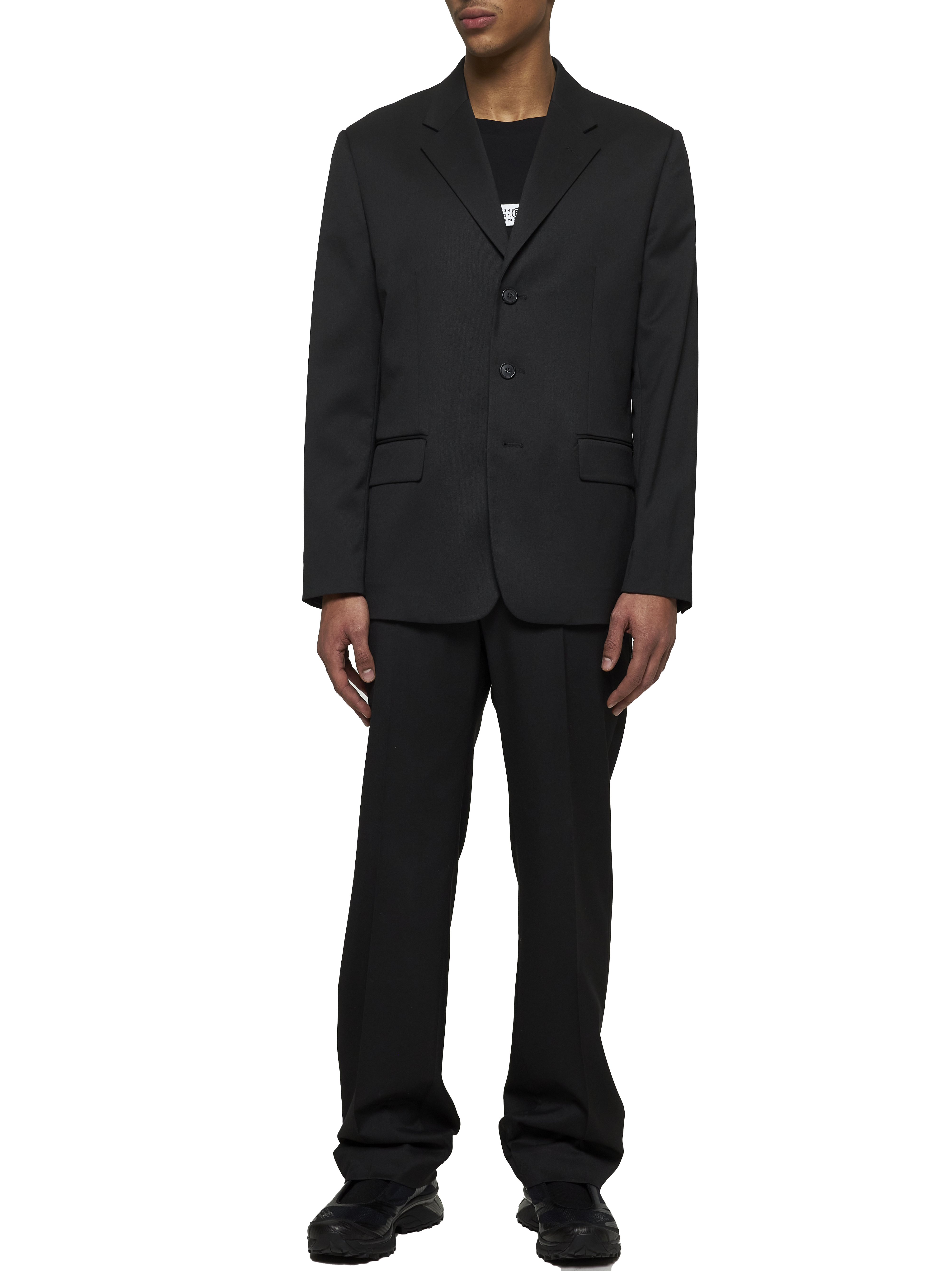 MM6 Maison Margiela Jackets Black SH0BN0013M35227900 (MM6 Maison Margiela / ブレザー・ジャケット ) | MM6 Maison Margiela (エムエムシックス)(1)