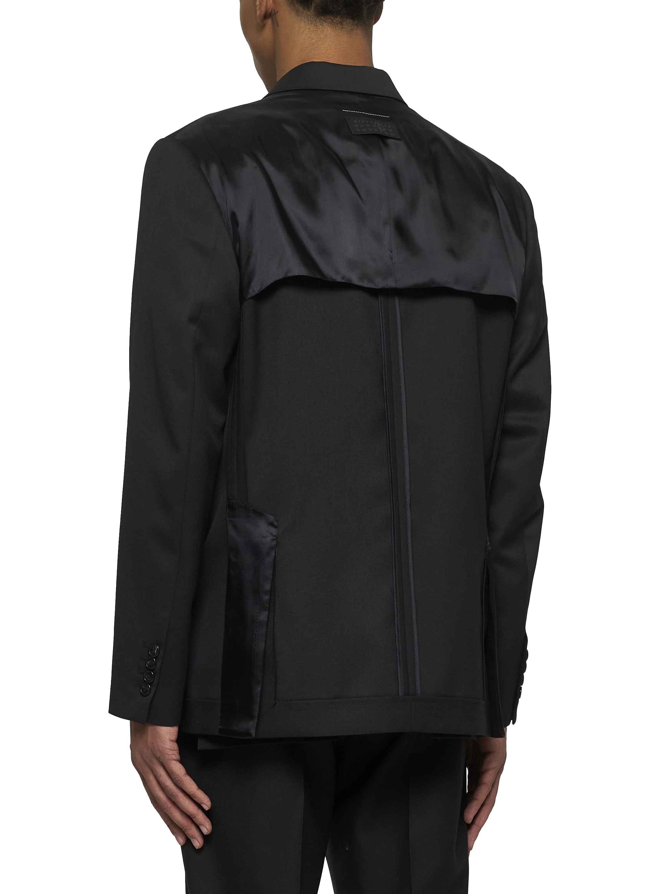MM6 Maison Margiela Jackets Black SH0BN0013M35227900 (MM6 Maison Margiela / ブレザー・ジャケット ) | MM6 Maison Margiela (エムエムシックス)(3)