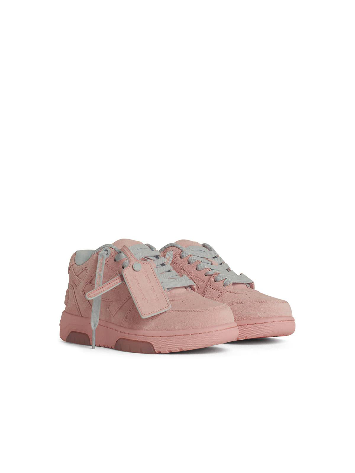 000 Pink Suede Sneakers OWIA259S25LEA00A3C04 (Off-White / スニーカー ) | Off-White (オフホワイト)(1)