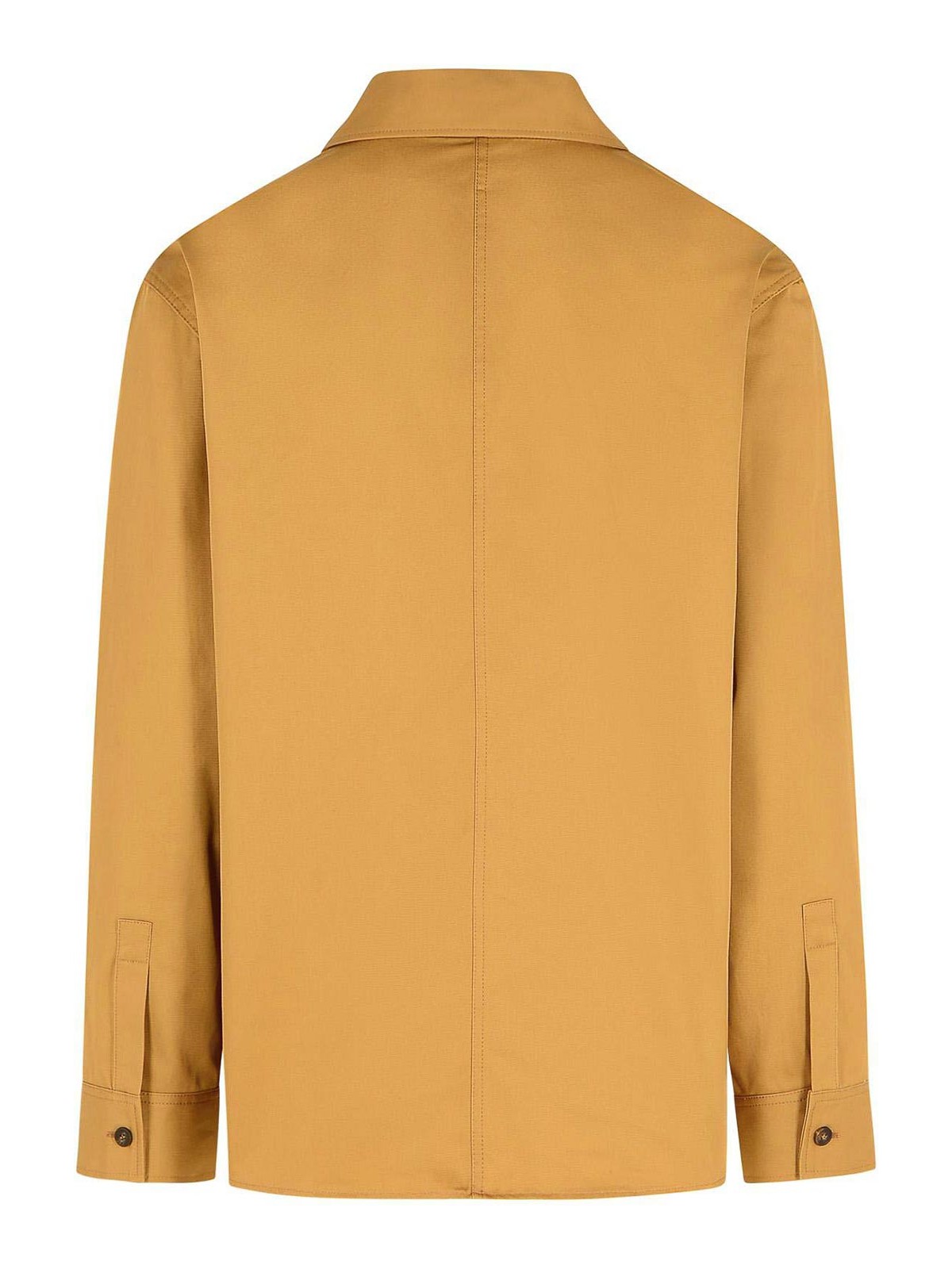Over Beige Cotton Shirt MM00401WW0078P245 (Maison Kitsuné / シャツ・ブラウス ) | Maison Kitsuné (メゾン キツネ)(1)