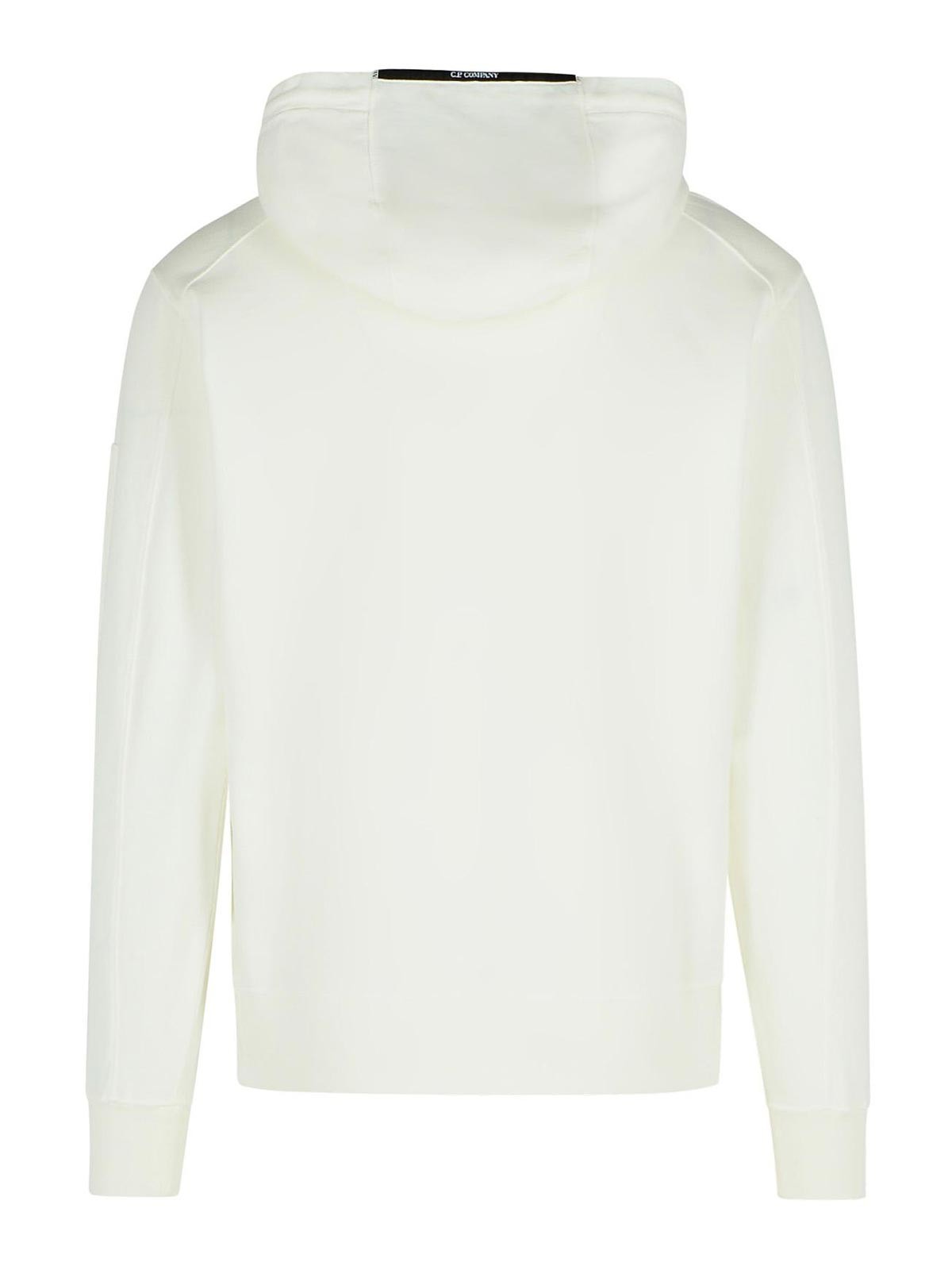 White Cotton Sweatshirt 18CMSS057A002246G103 (C.P. Company / スウェット・フーディー ) | C.P. Company (シーピーカンパニー)(1)