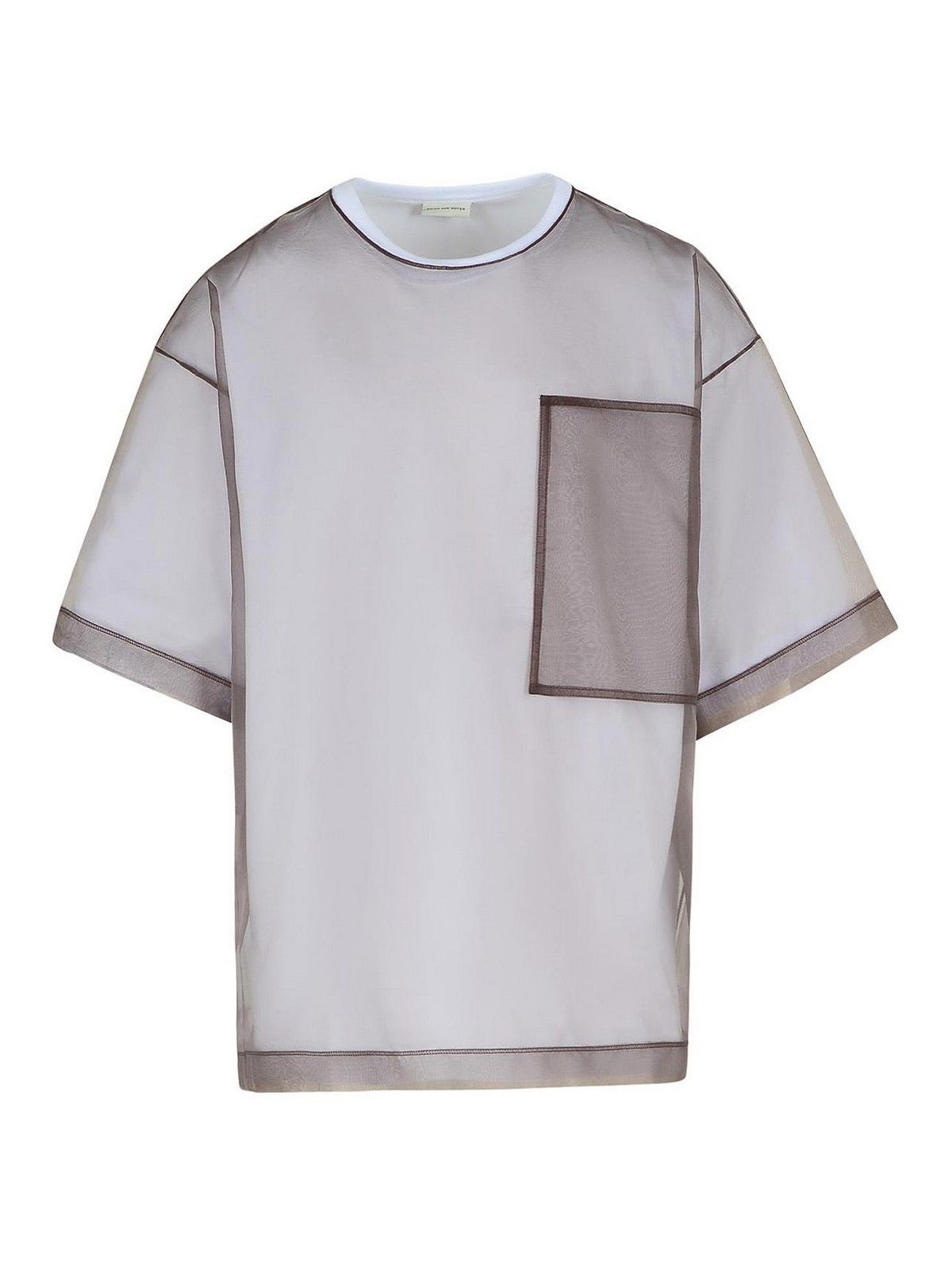HEMMINGS PRINTED DOUBLE SLEEVE T-SHIRT (Dries Van Noten/T