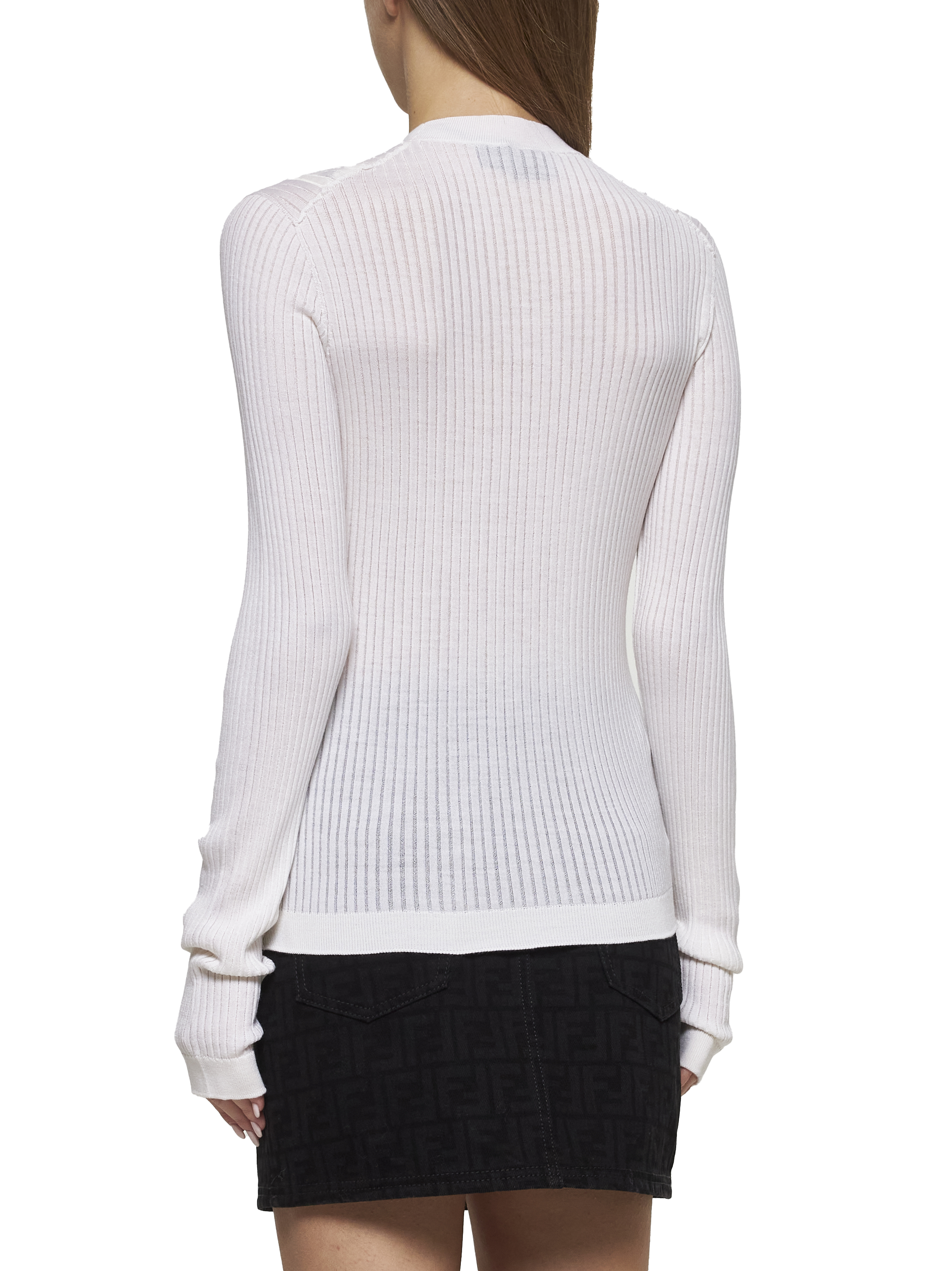 Fendi Sweaters Beige FZXD07ATPPF08QQ (FENDI / ニット・セーター・カーディガン ) | FENDI (フェンディ)(3)