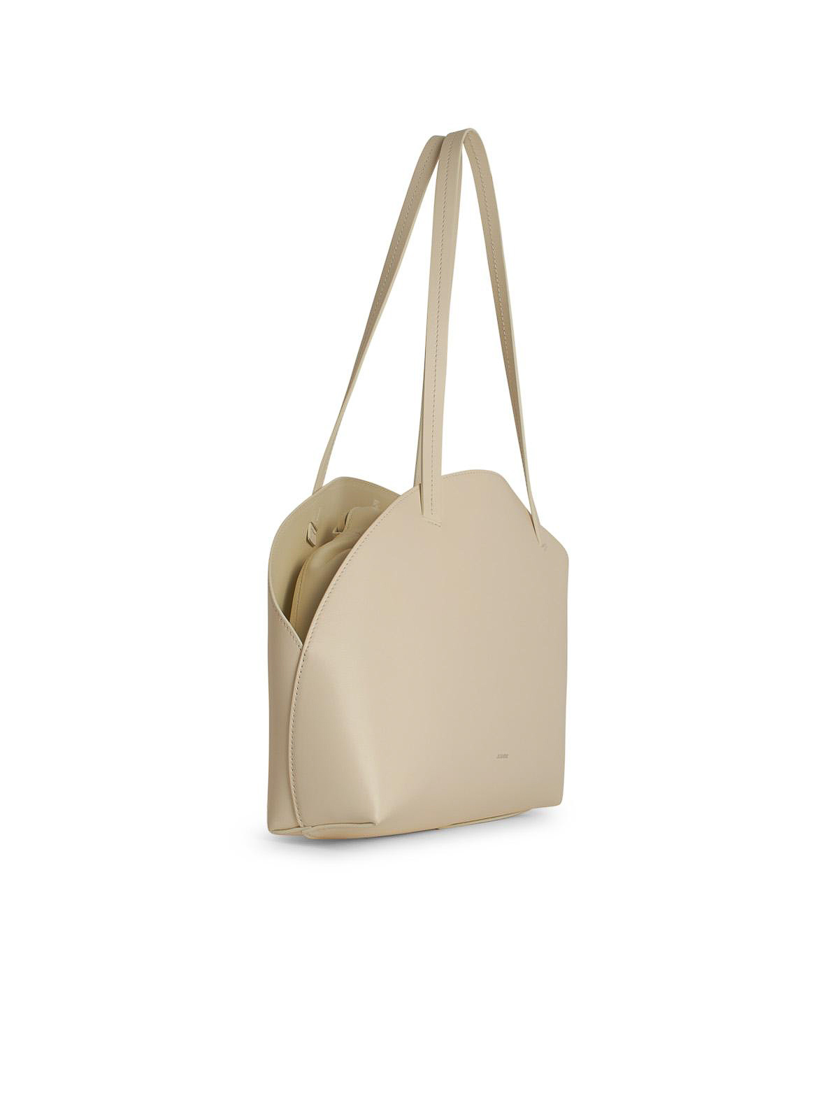 Curve Media White Leather Crossbody Bag J07ZH0054P7101106 (Jil Sander / ハンドバッグ・ショルダーバッグ ) | Jil Sander (ジルサンダー)(1)