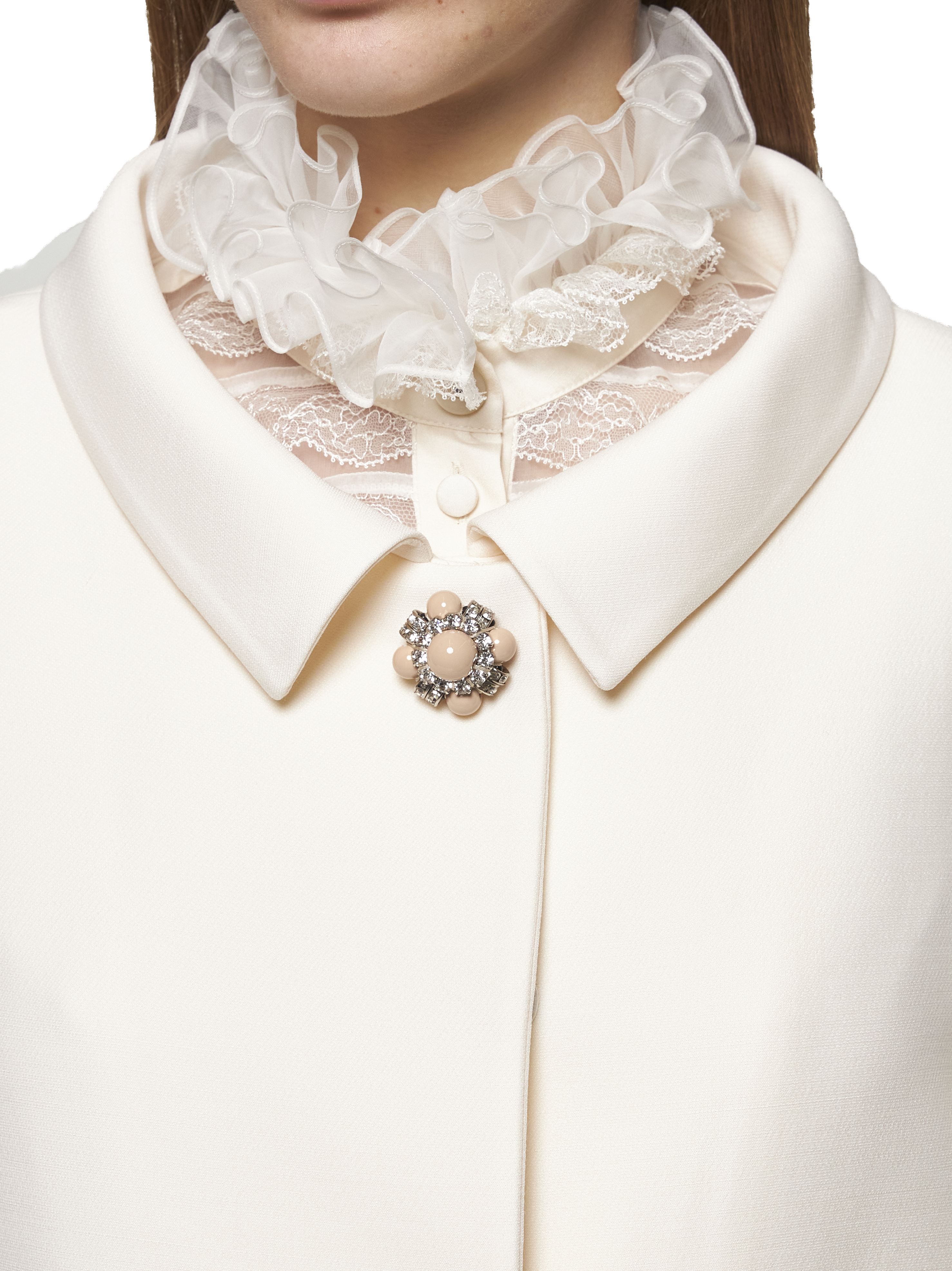 Valentino Jackets Ivory 6B3CE3Y01CFA03 (Valentino Garavani / スーツ・ジャケット ) | Valentino Garavani (ヴァレンティノ)(4)