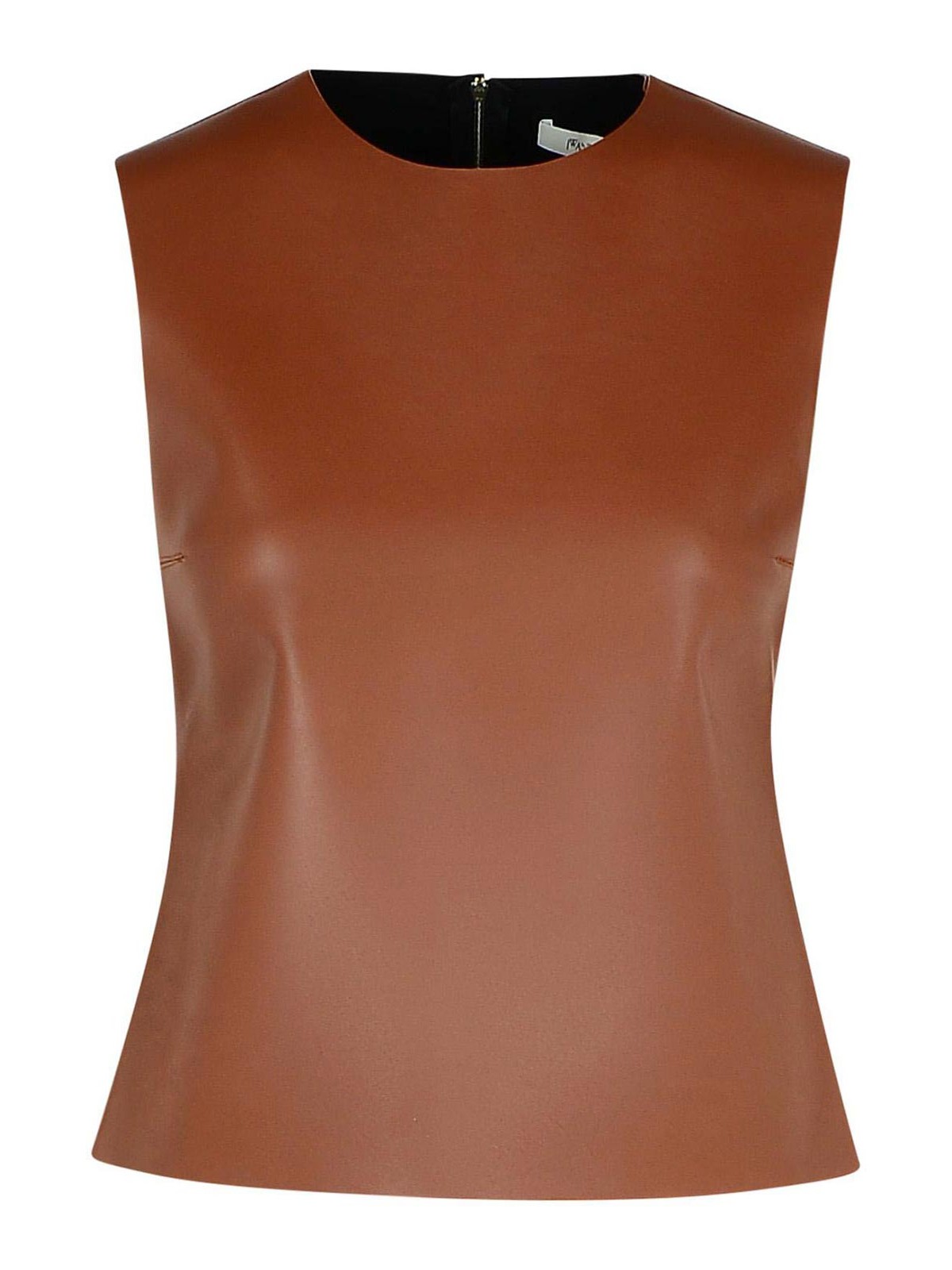 Brown Leather Tank Top LT0054LT0117621 (JW Anderson / タンクトップ・キャミソール ) | JW Anderson (ジェイダブリュー アンダーソン)