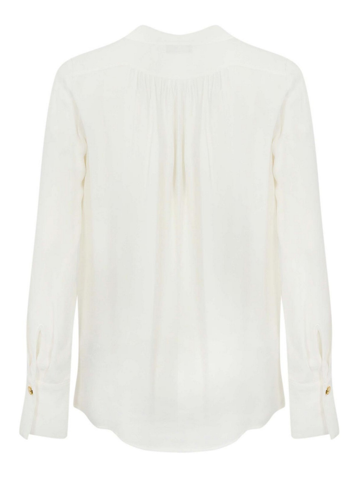 Georgette Shirt With Logo Charms CA08051E2360 (Elisabetta Franchi / Tシャツ・カットソー ) | Elisabetta Franchi (エリザベッタ フランキ)(1)