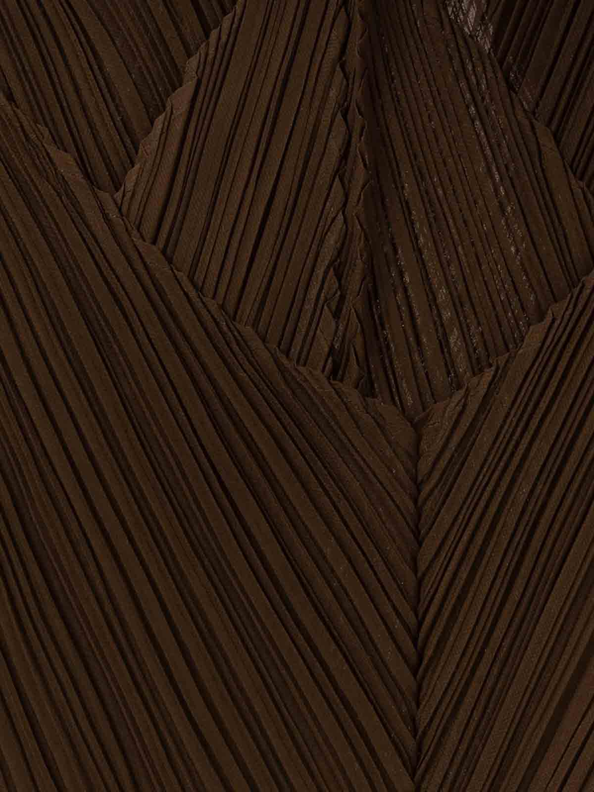 Scarf Brown PP48AD42144 (PLEATS PLEASE ISSEY MIYAKE / スカーフ・マフラー ) | PLEATS PLEASE ISSEY MIYAKE (プリーツ プリーズ イッセイ ミヤケ)(1)