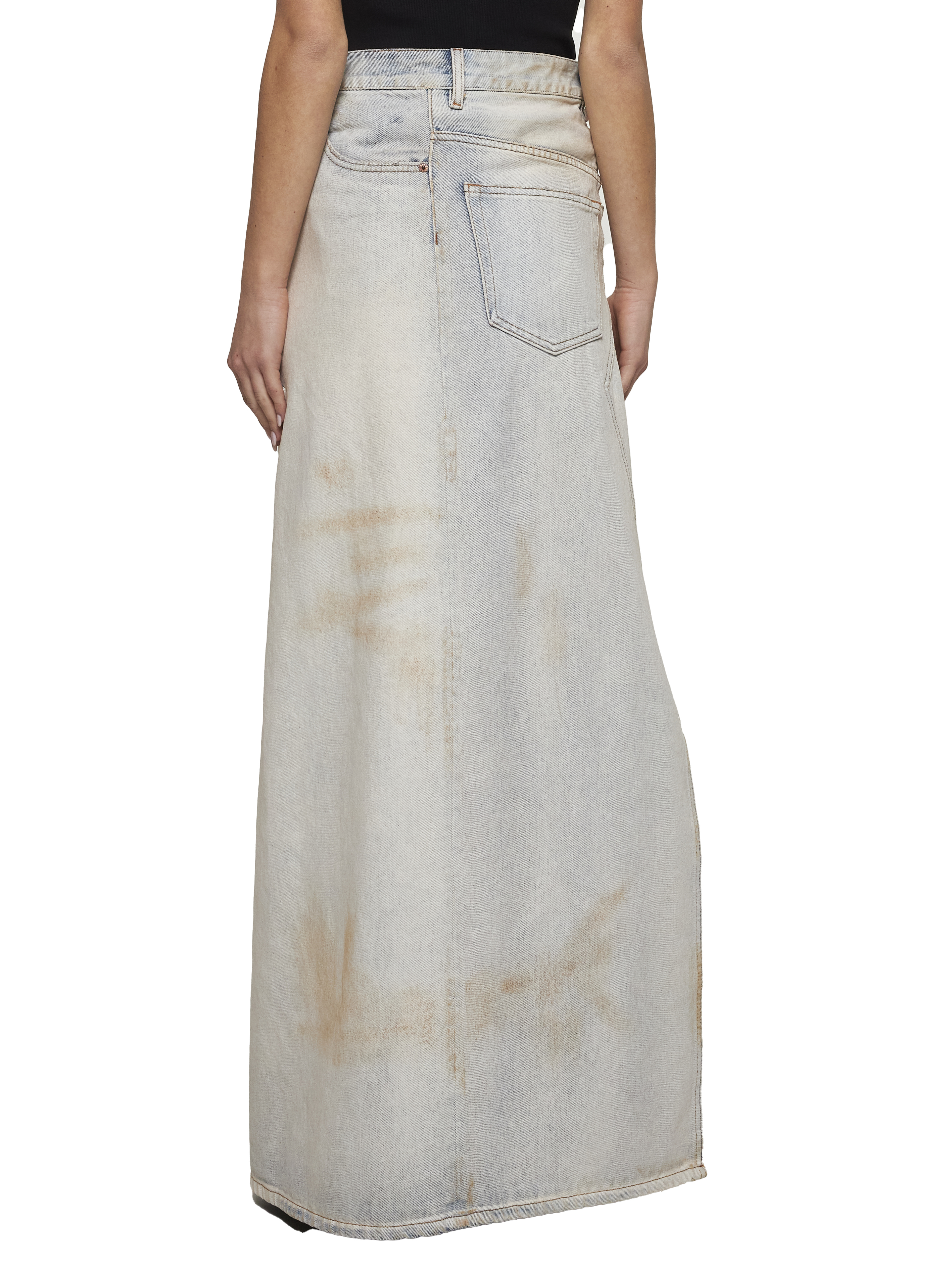 MM6 Maison Margiela Skirts Blue S52MI0016M30018982 (MM6 Maison Margiela / スカート ) | MM6 Maison Margiela (エムエムシックス)(3)