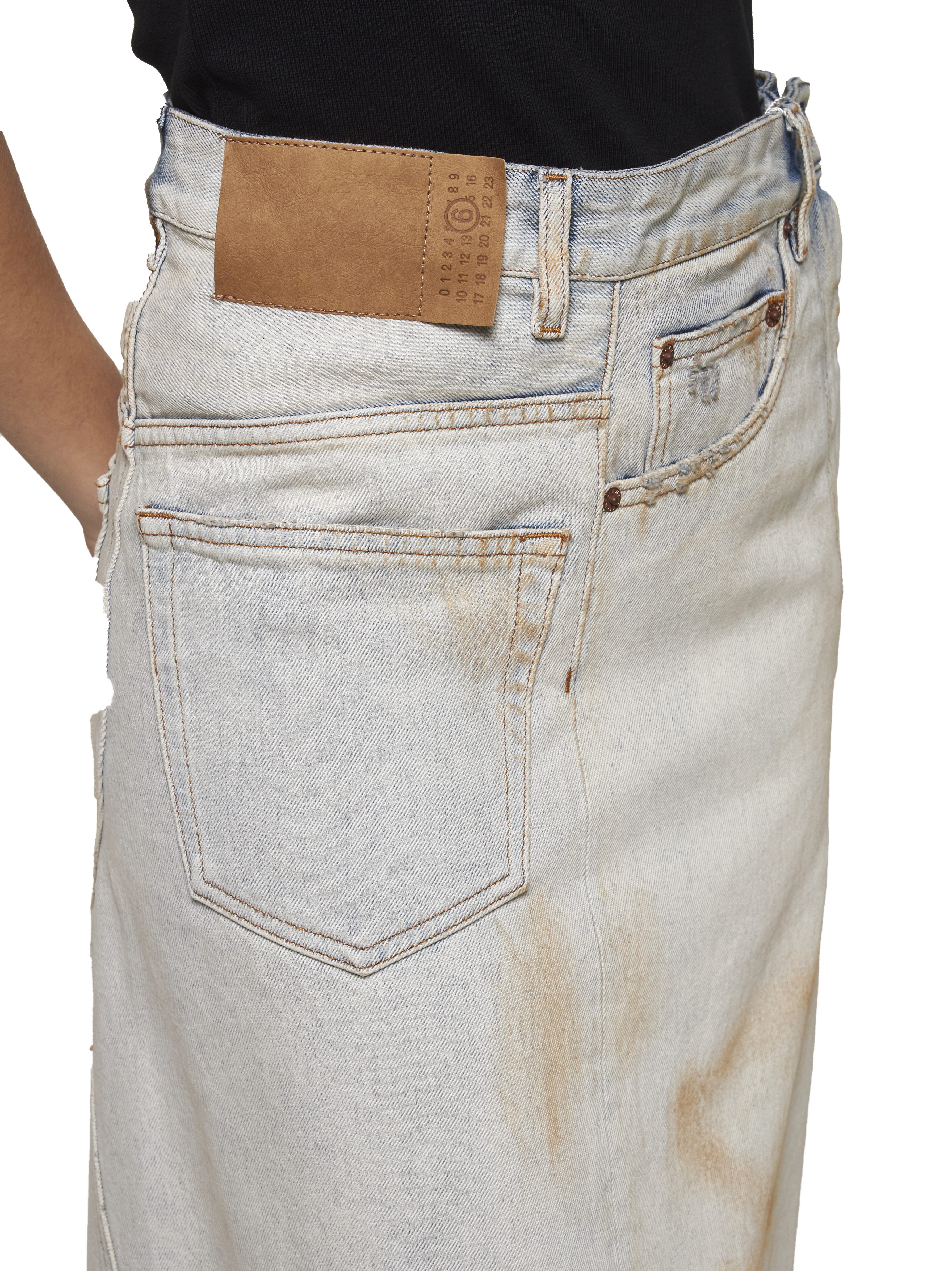 MM6 Maison Margiela Skirts Blue S52MI0016M30018982 (MM6 Maison Margiela / スカート ) | MM6 Maison Margiela (エムエムシックス)(4)