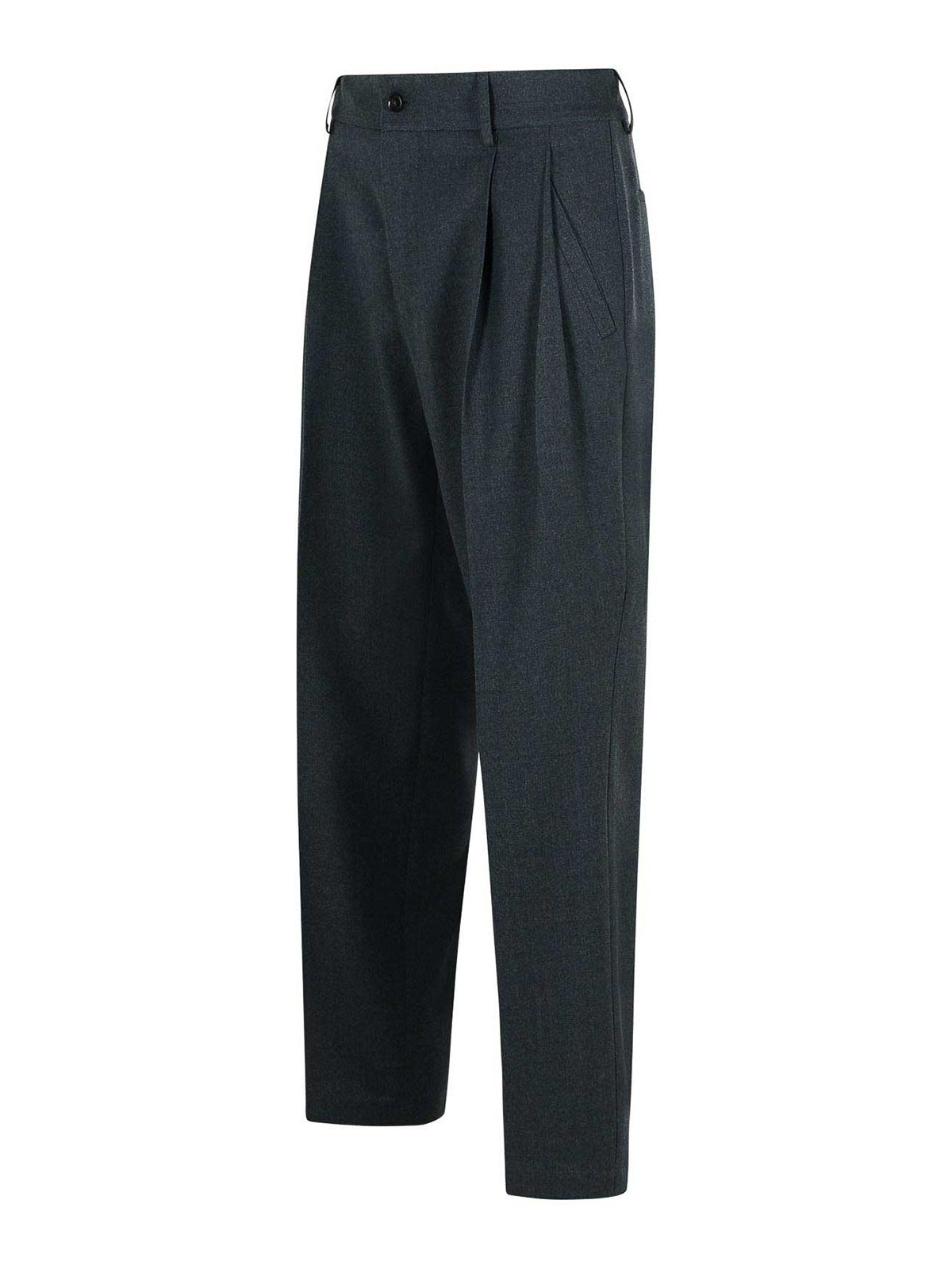 Grey Virgin Wool Trousers GP0N2TFUZC2S8290 (Dolce & Gabbana / パンツ ) | Dolce & Gabbana (ドルチェガッバーナ)(2)