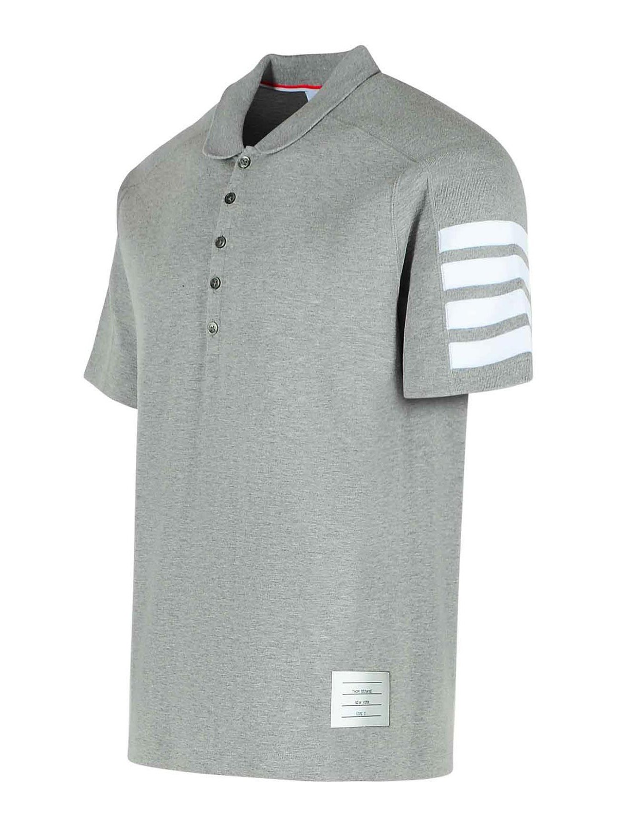 Mini Collar Grey Cotton T-Shirt MJP192A07323055 (Thom Browne / Tシャツ・カットソー ) | Thom Browne (トム・ブラウン)(2)